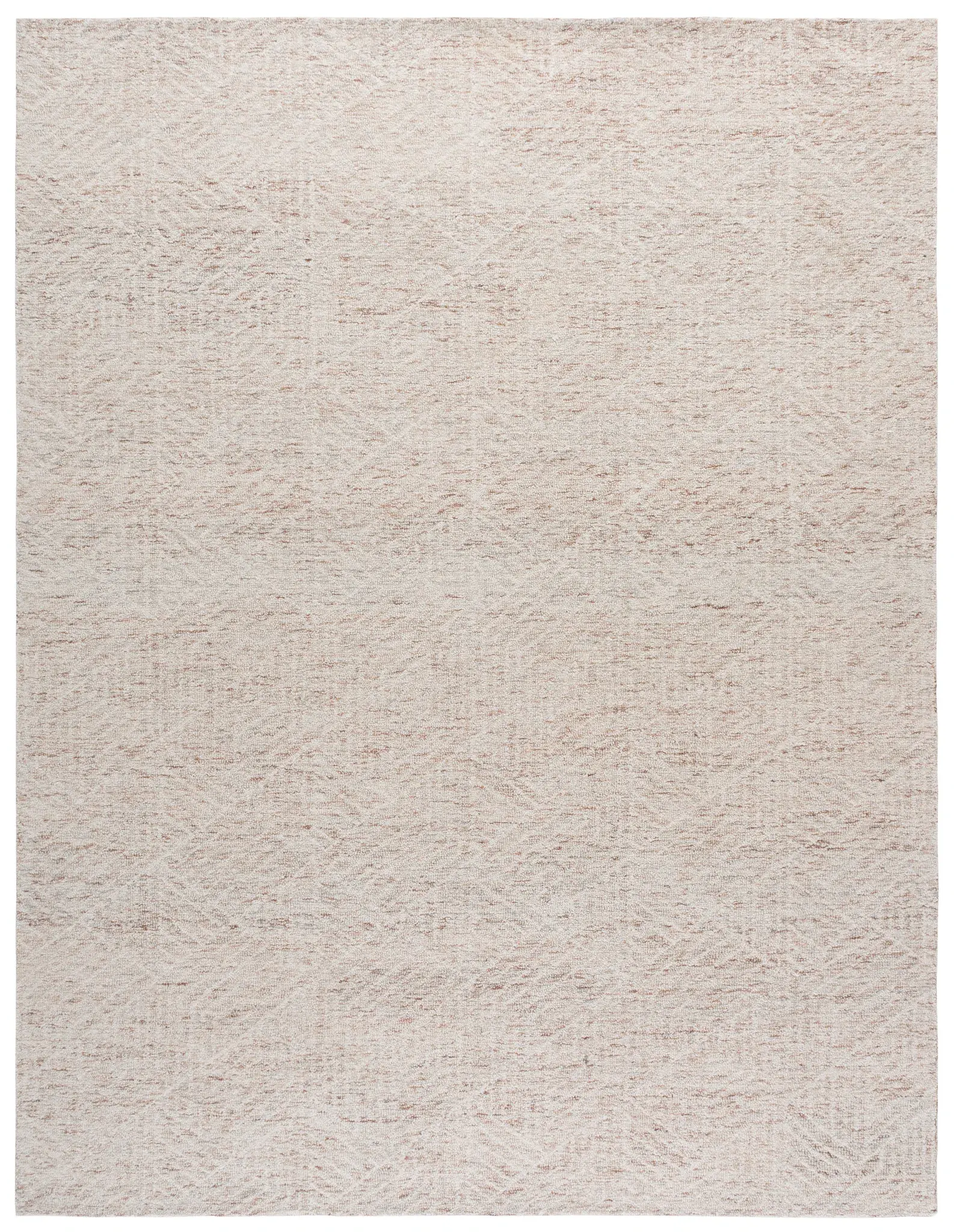Pine Modern Striated Hand-Tufted Wool Rug