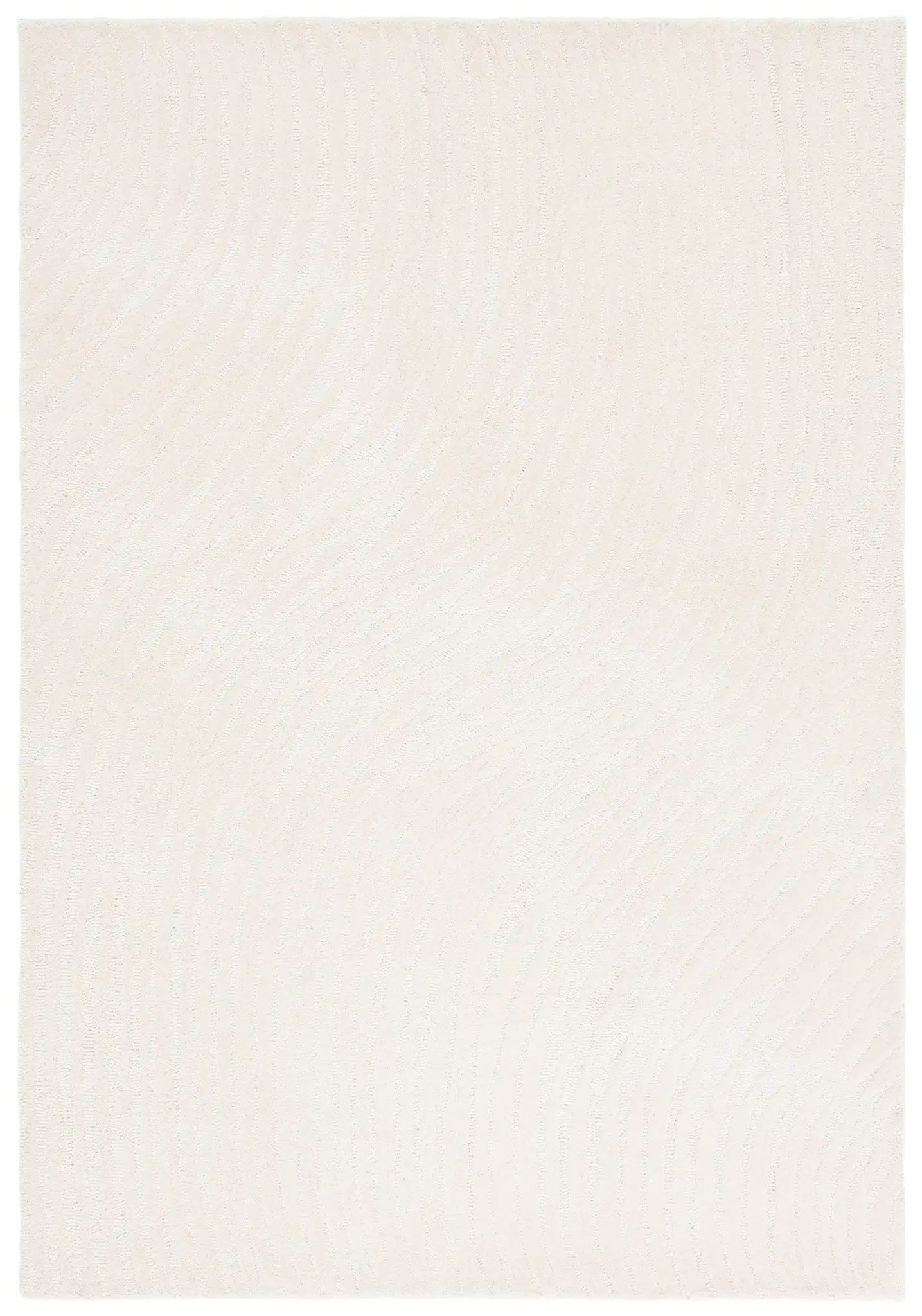 Pine Carved Wave Hand-Tufted Wool Rug