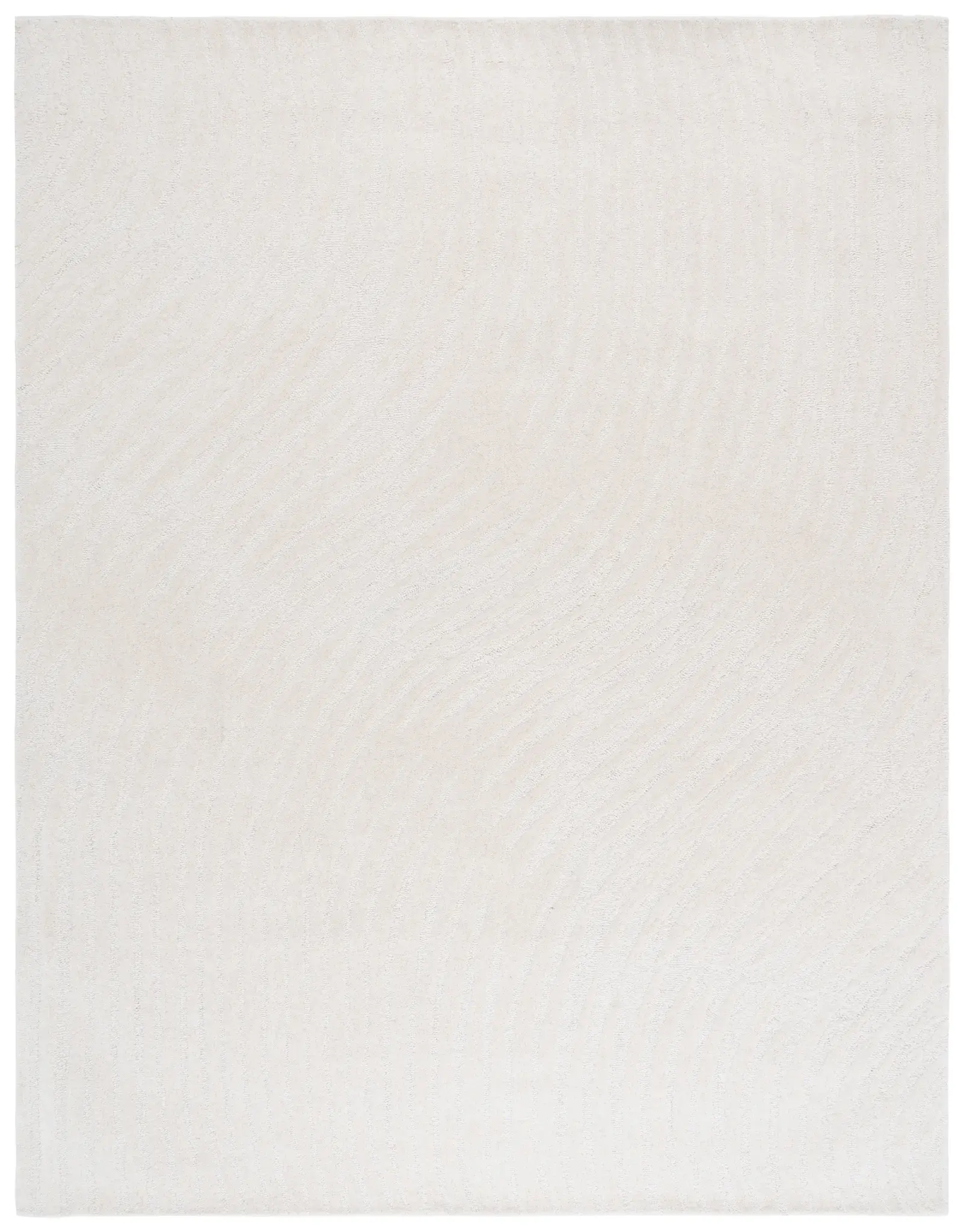 Pine Carved Wave Hand-Tufted Wool Rug