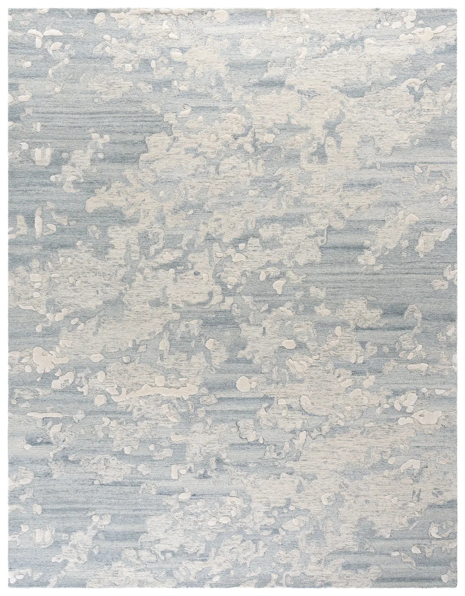Pine Abstract Dappled Hand-Tufted Wool Rug