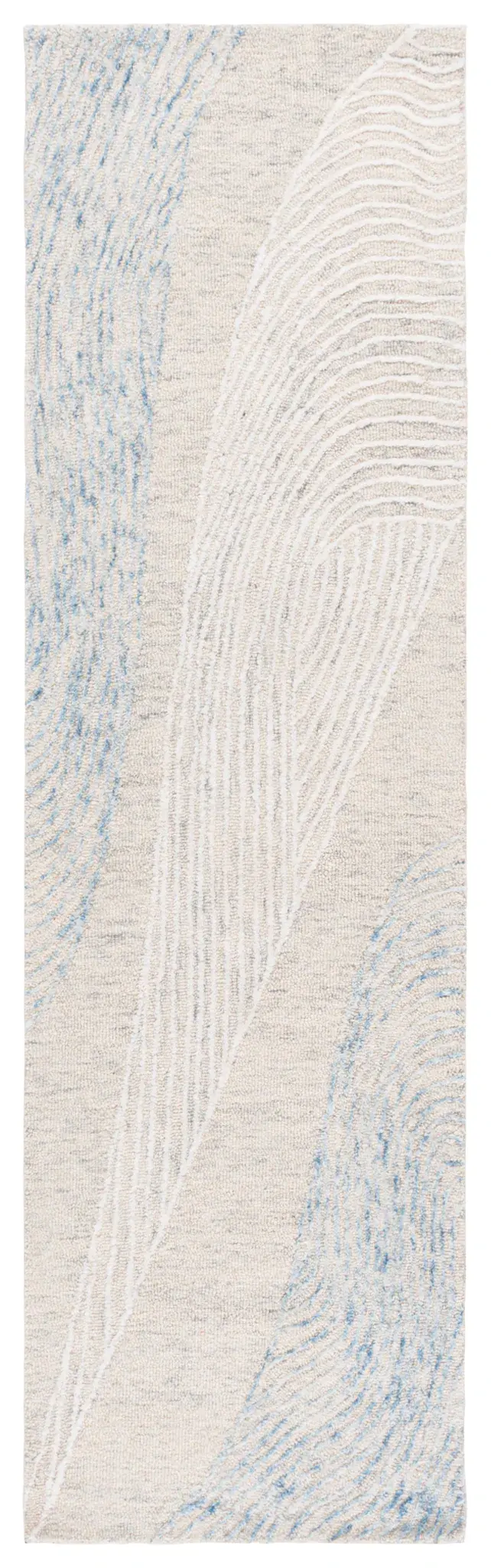 Pine Concentric Arc Hand-Tufted Wool Rug