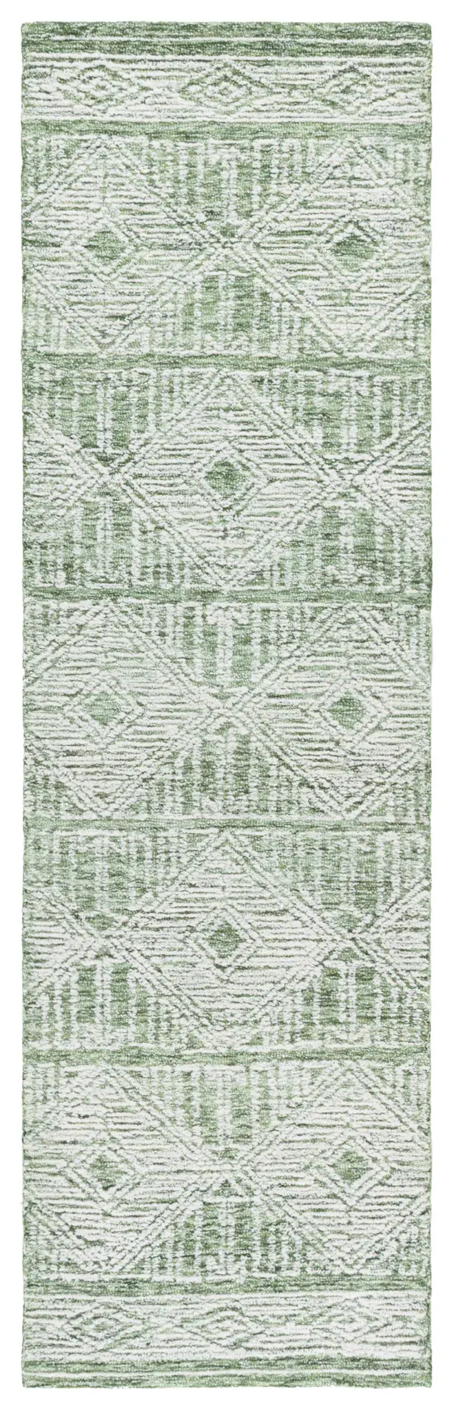 Pine Banded Diamond Hand-Tufted Wool Rug