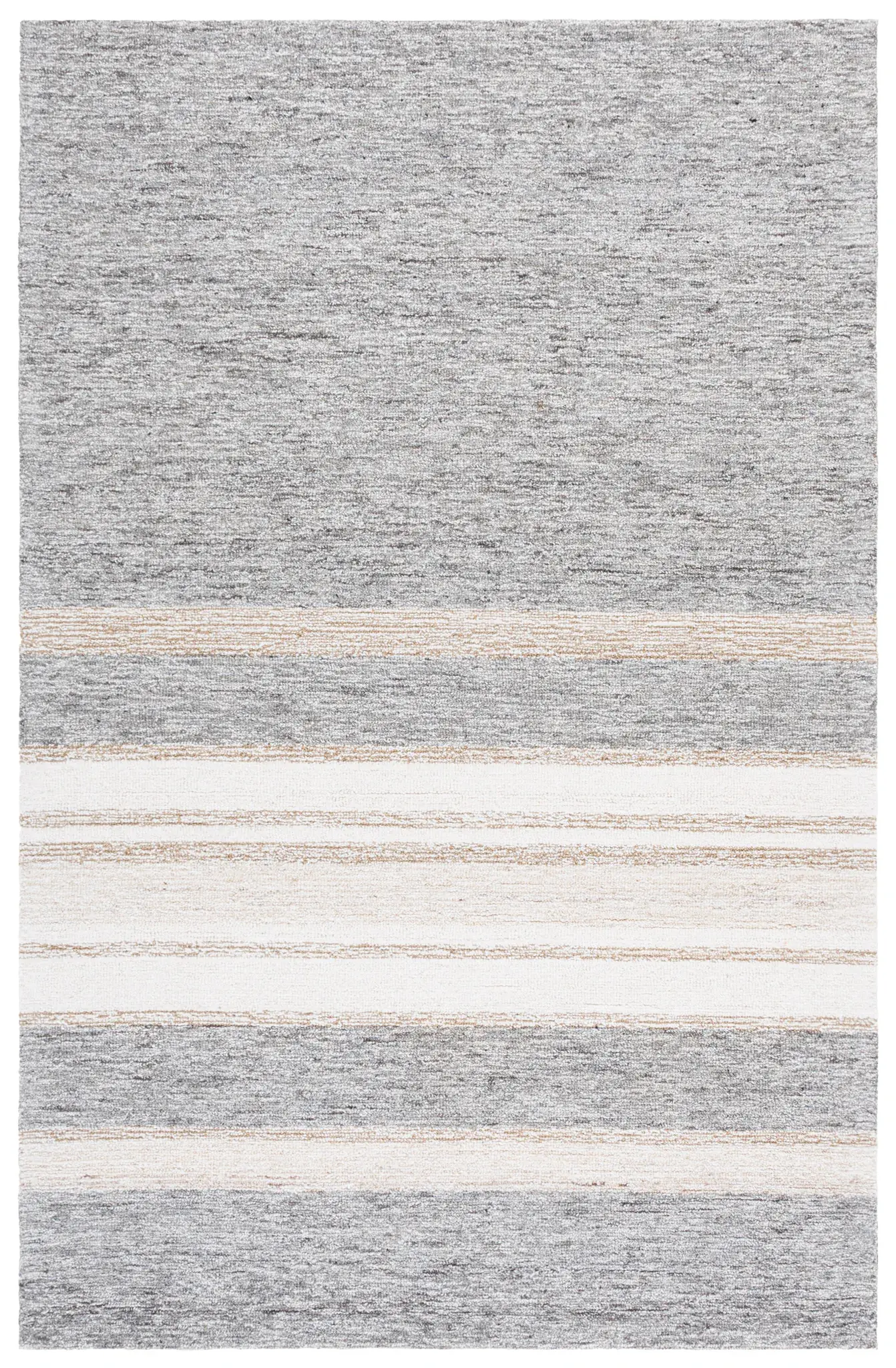 Pine Stripe Hand-Tufted Wool Rug