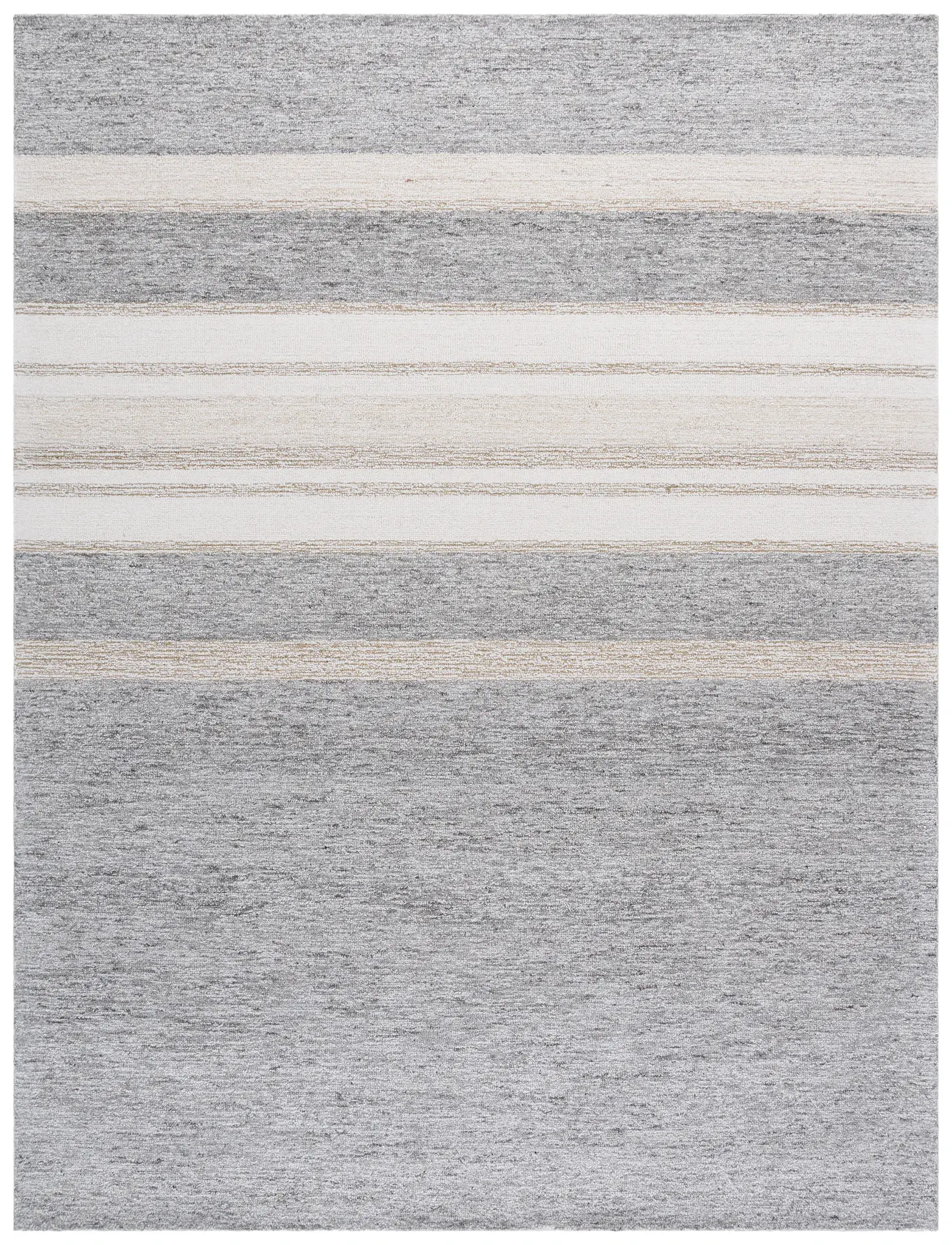 Pine Stripe Hand-Tufted Wool Rug
