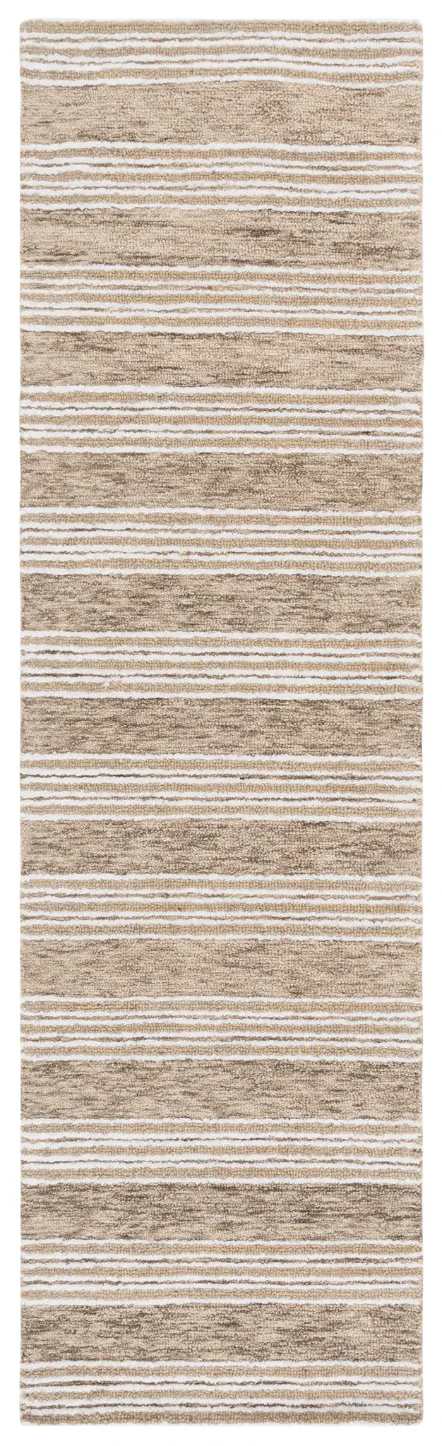 Pine Fine Stripe Hand-Tufted Wool Rug