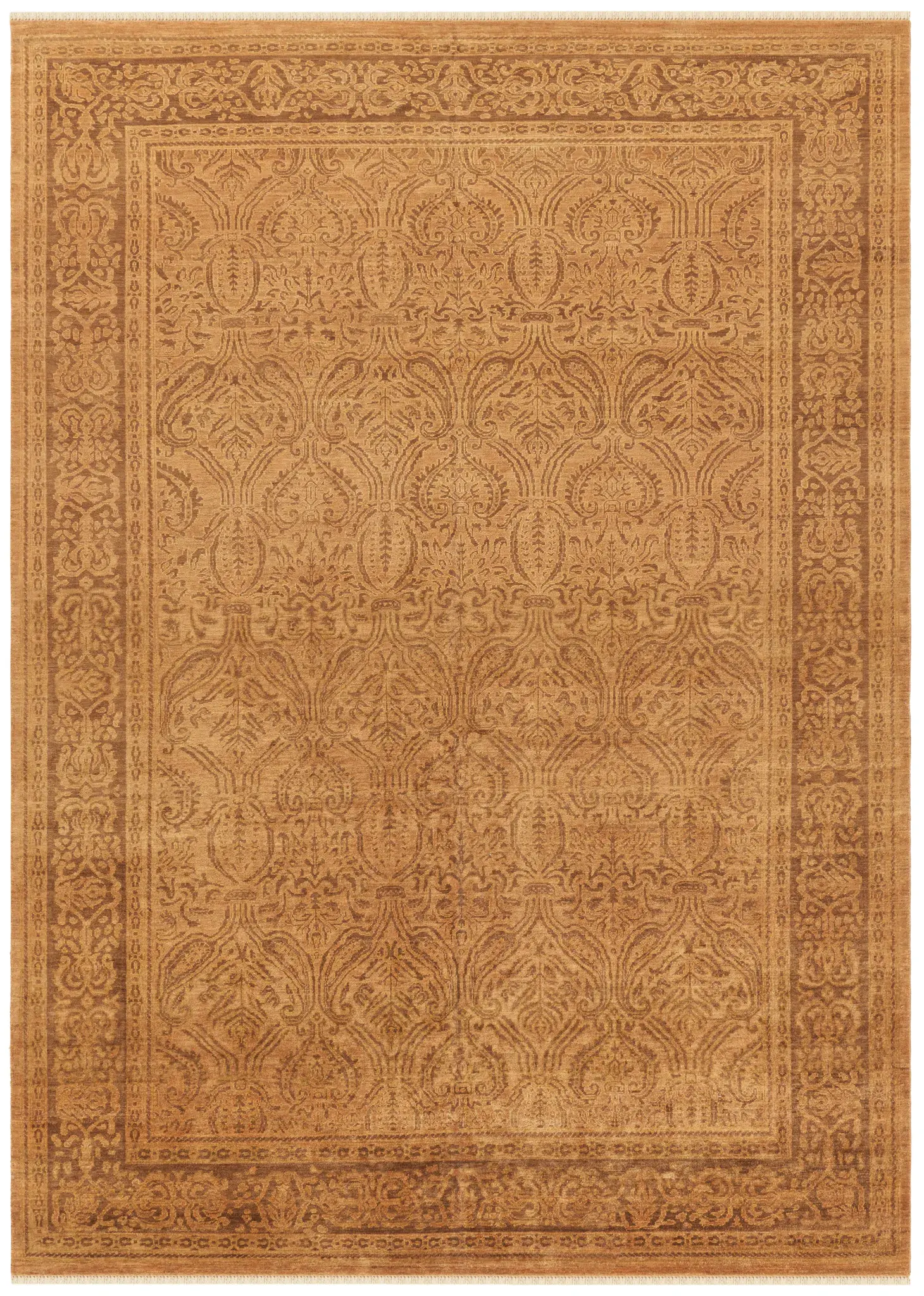 Polonaise Traditional Paisley Hand-Knotted Rug