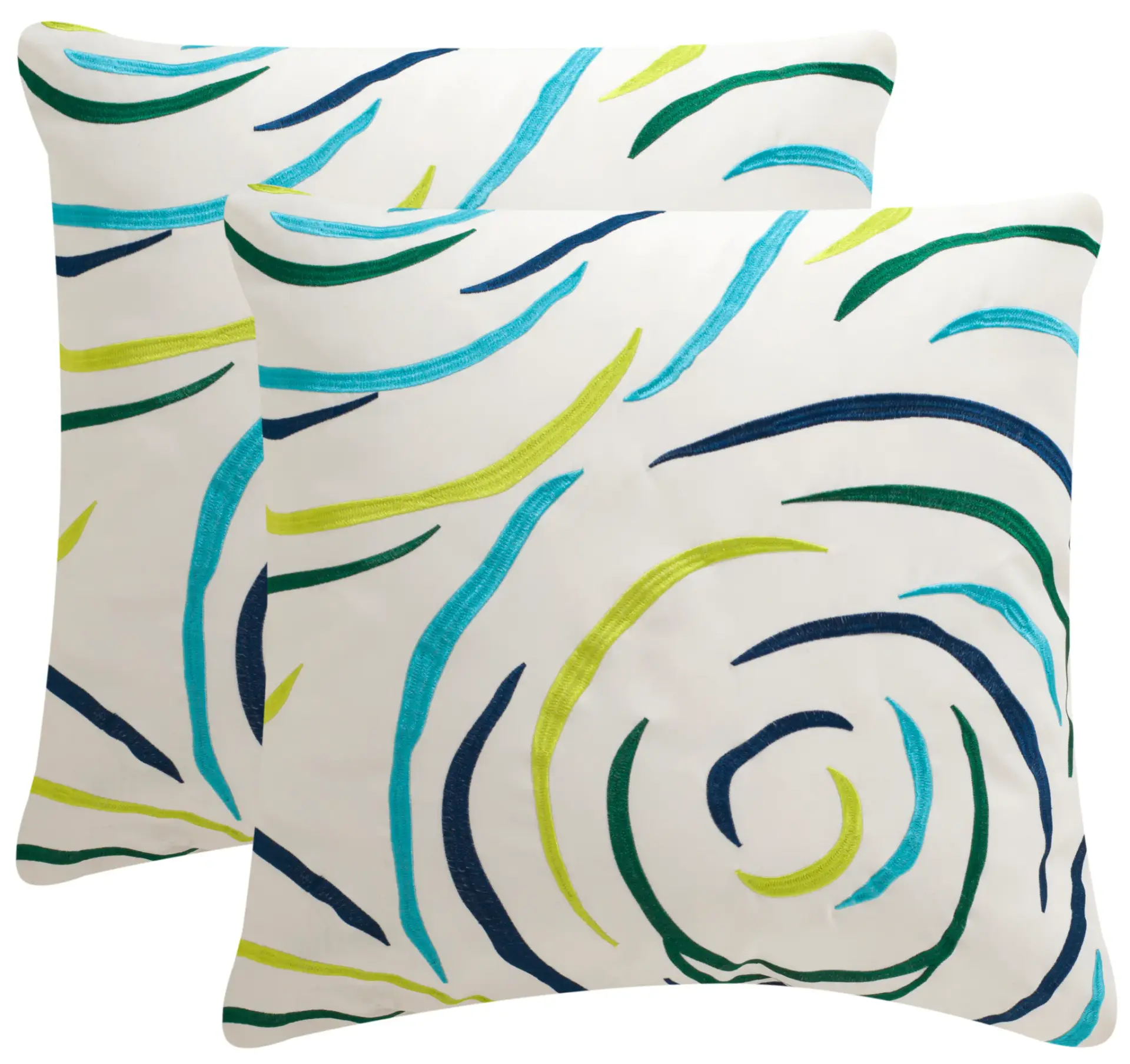 Lollypop Swirl Outdoor Pillow (Set Of 2)