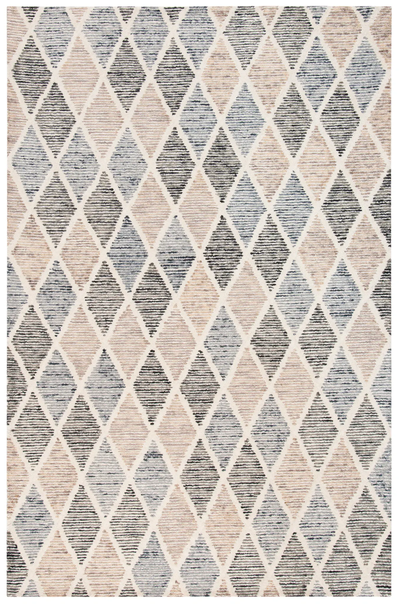 Precious Diamond Hand-Tufted Wool Rug