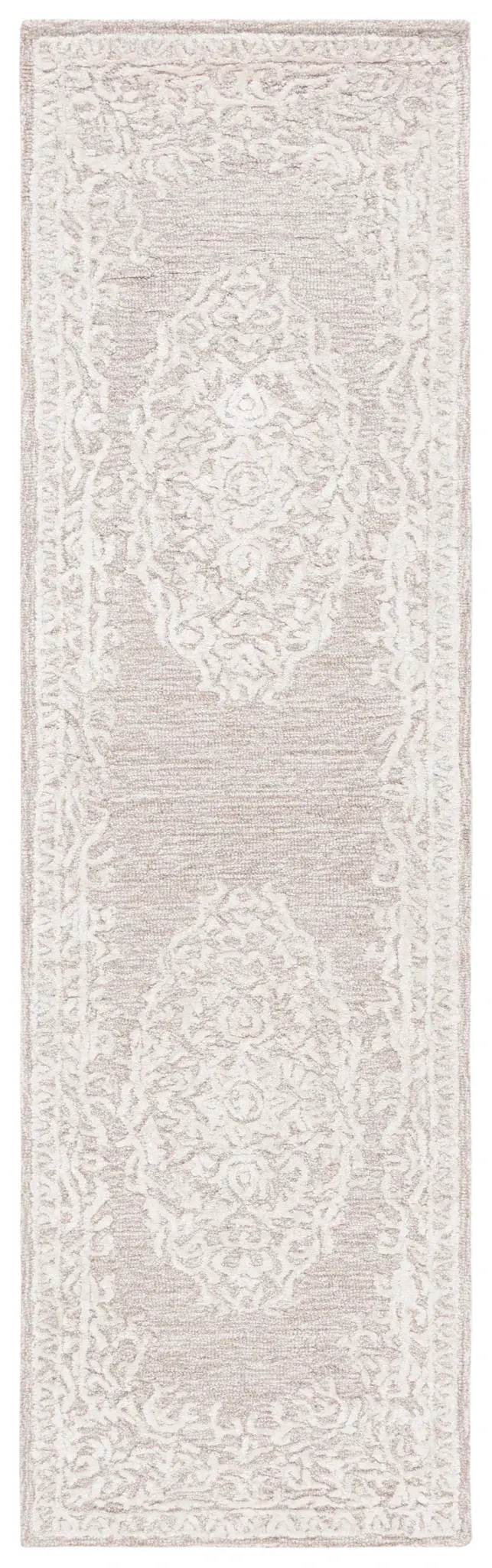 Precious Floral Medallion Hand-Tufted Rug