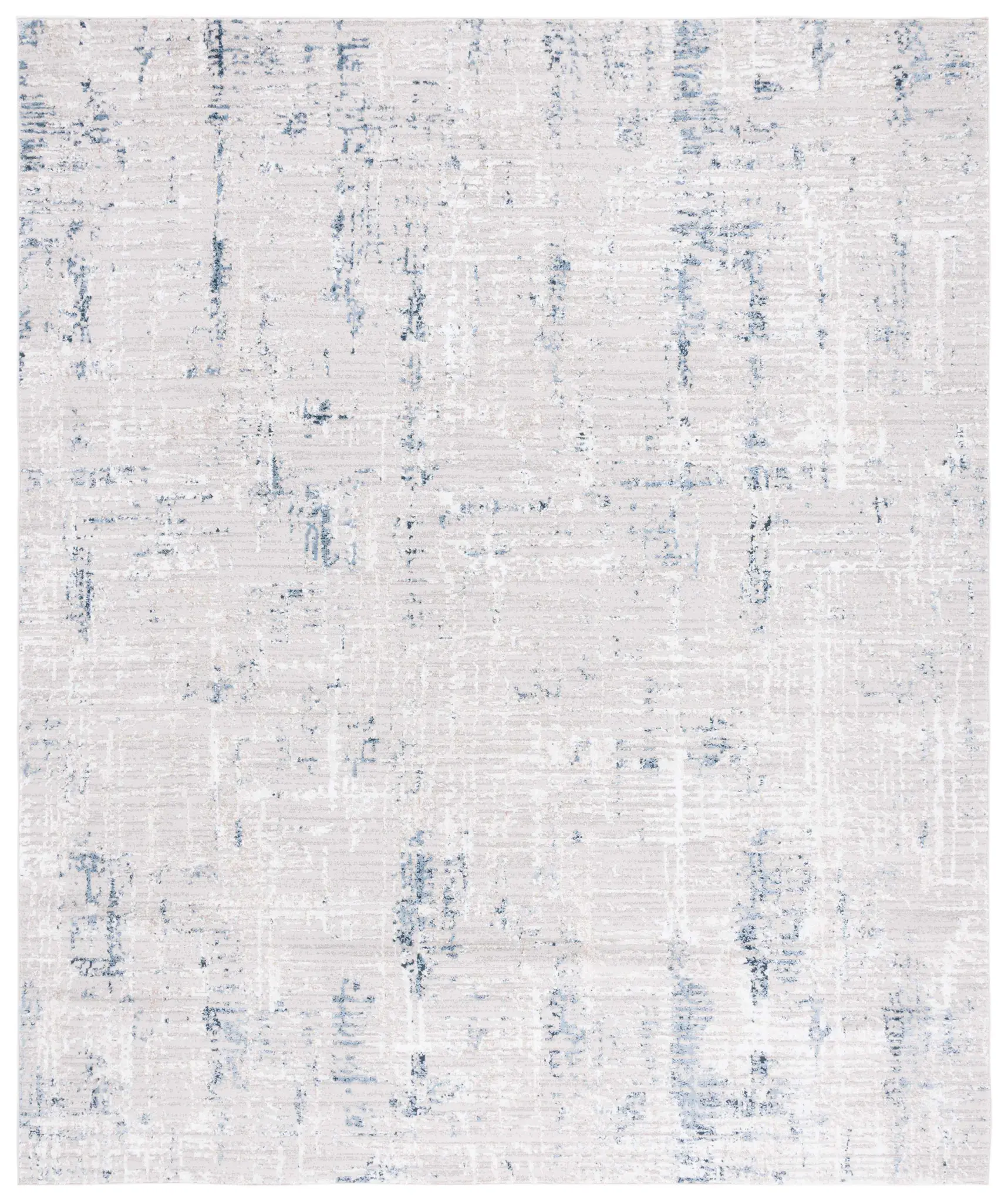 Parker Distressed Grid Rug