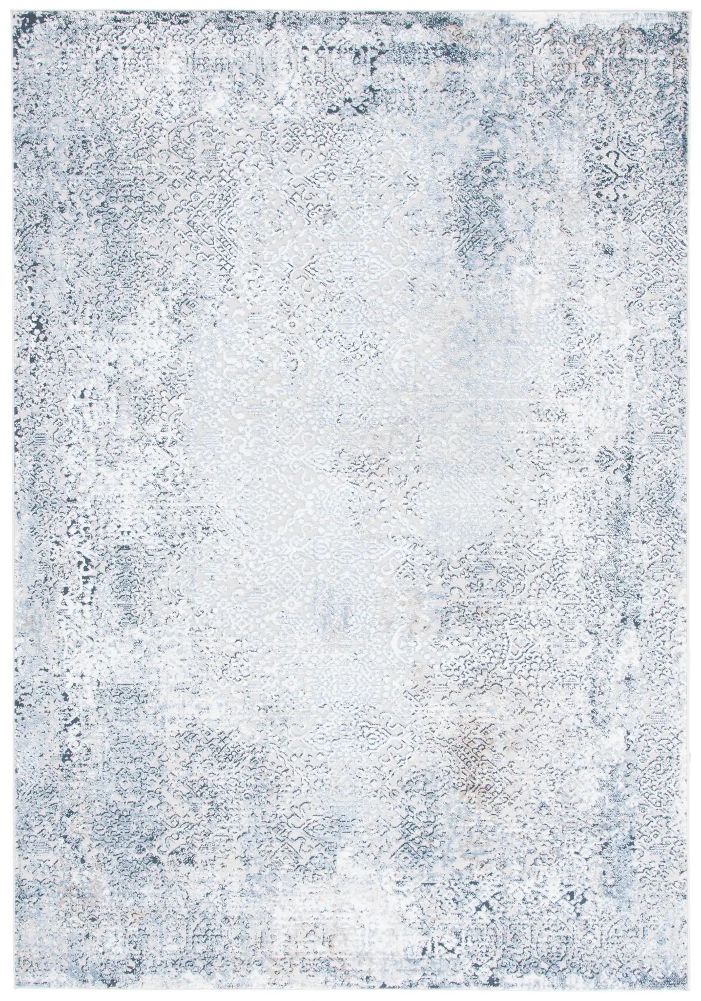Parker Distressed Bordered Field Rug