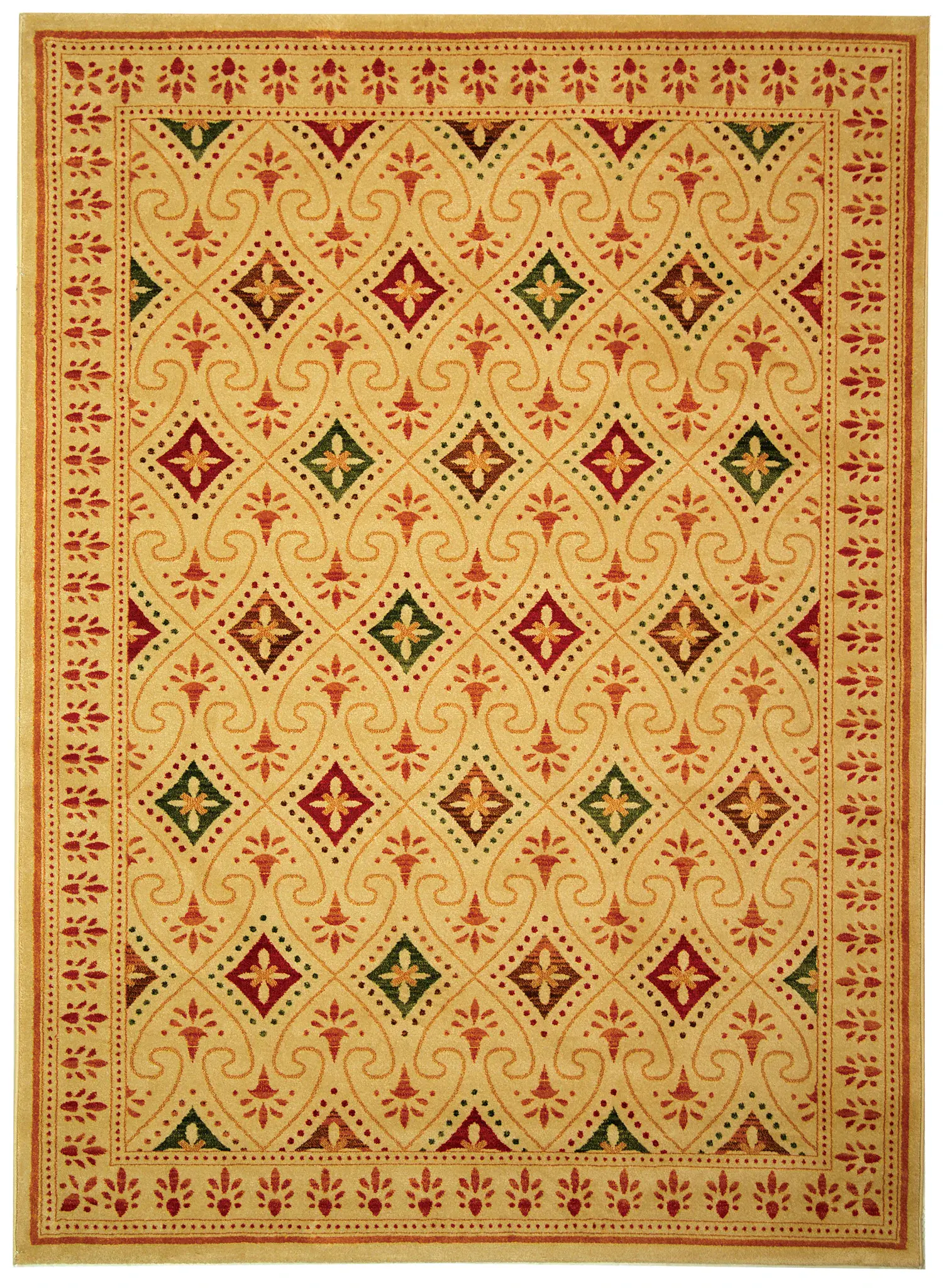 Porcello Scroll Trellis Rug