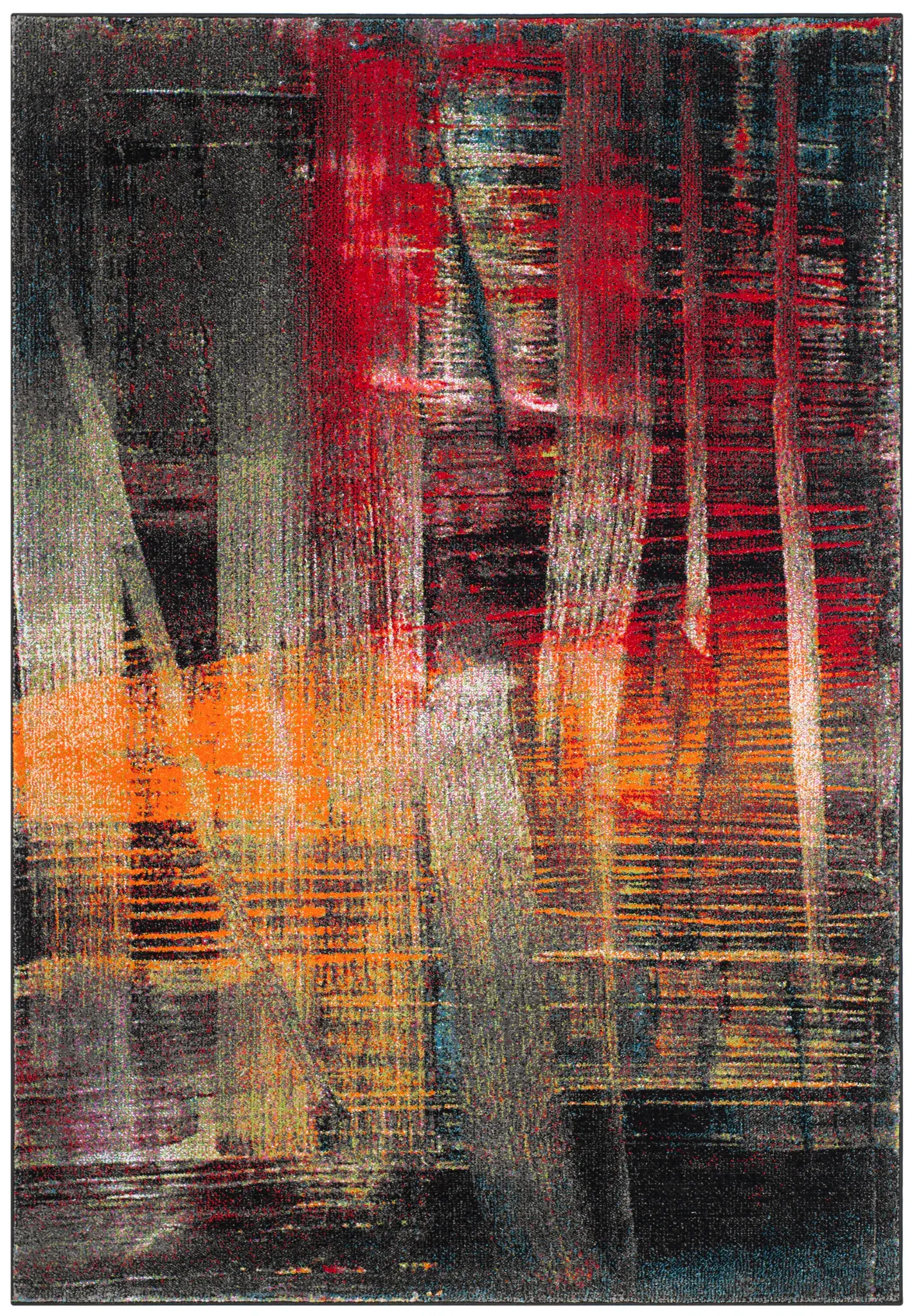 Porcello Abstract Brushstroke Rug