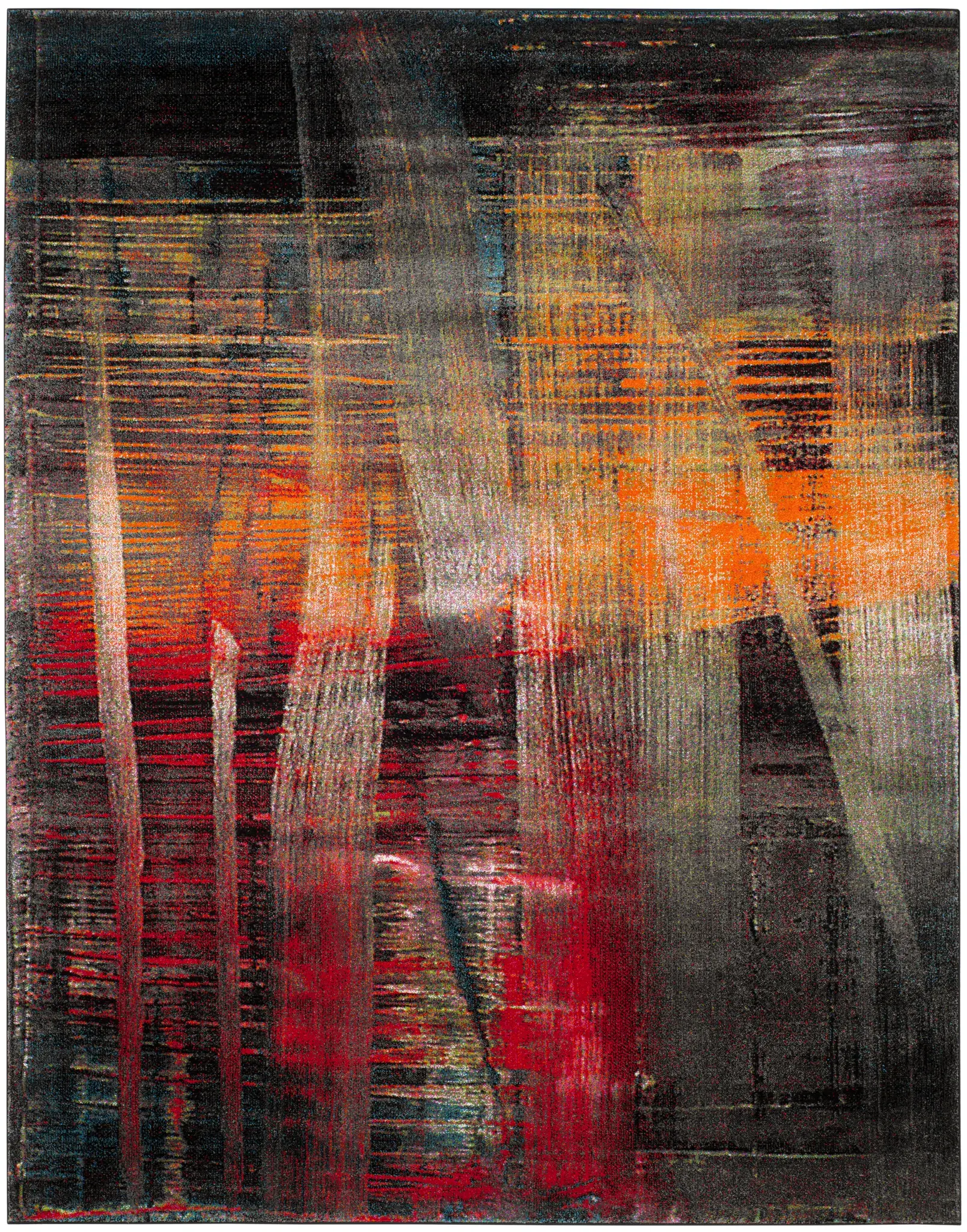 Porcello Abstract Brushstroke Rug