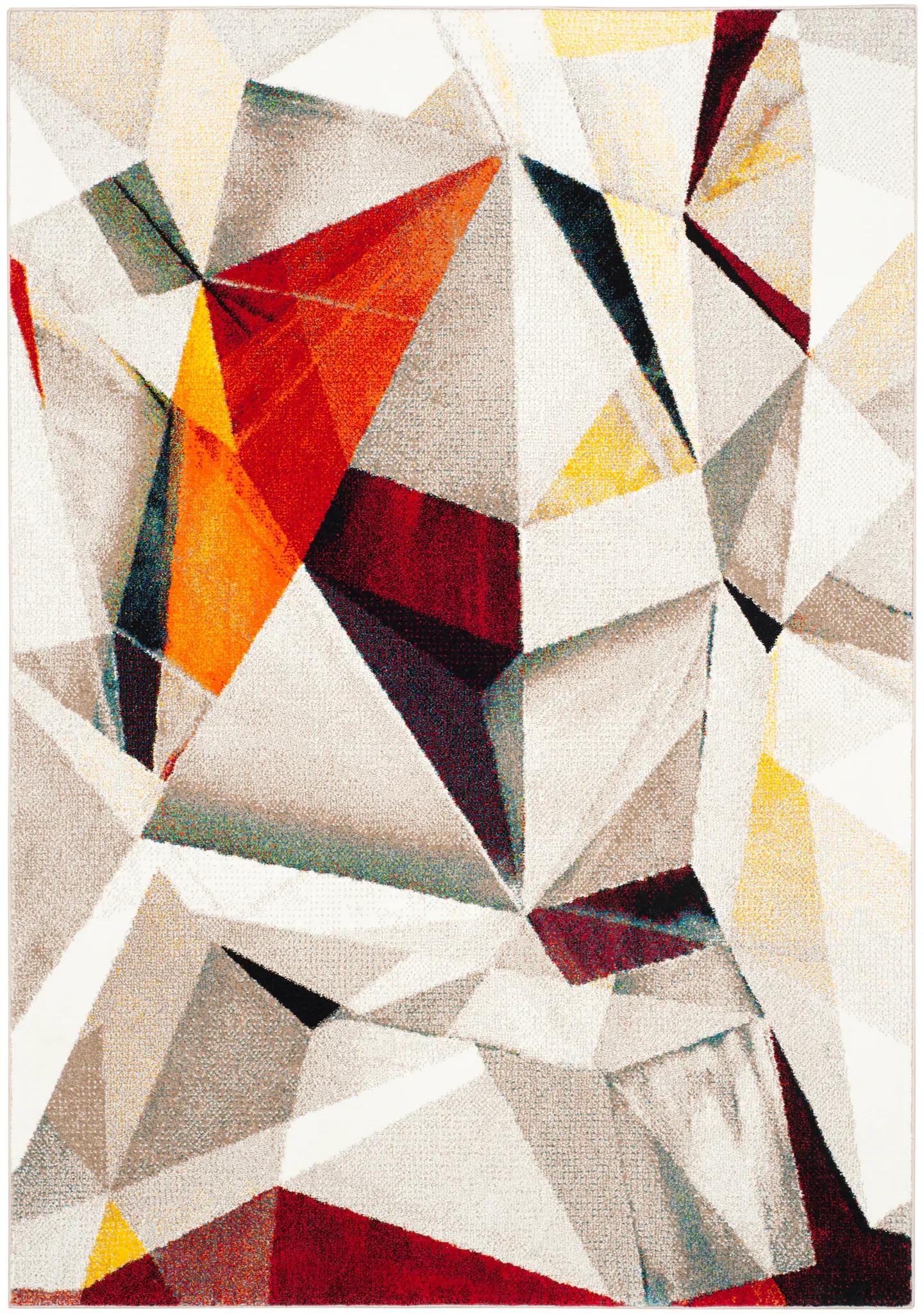 Porcello Faceted Polygon Rug