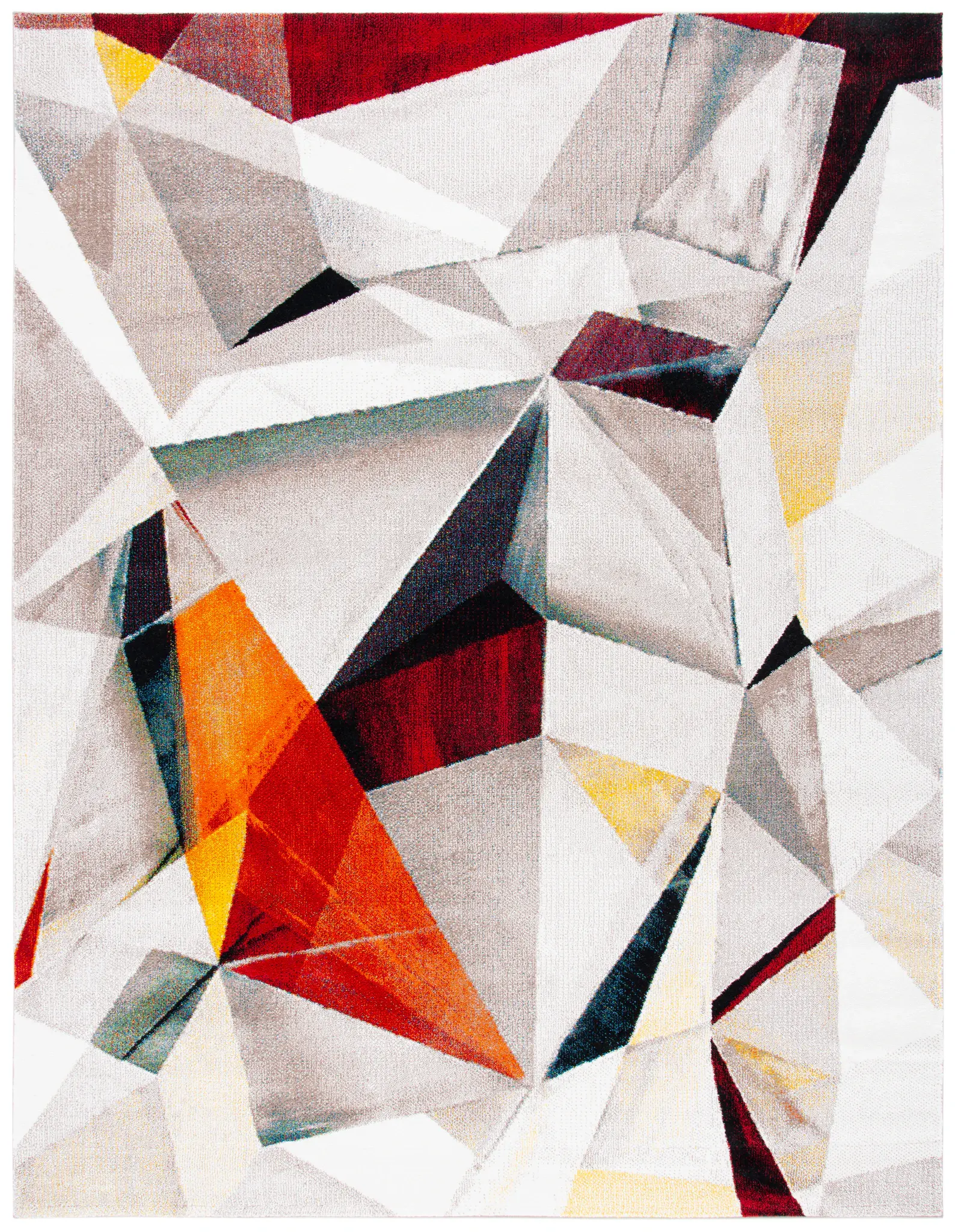 Porcello Faceted Polygon Rug