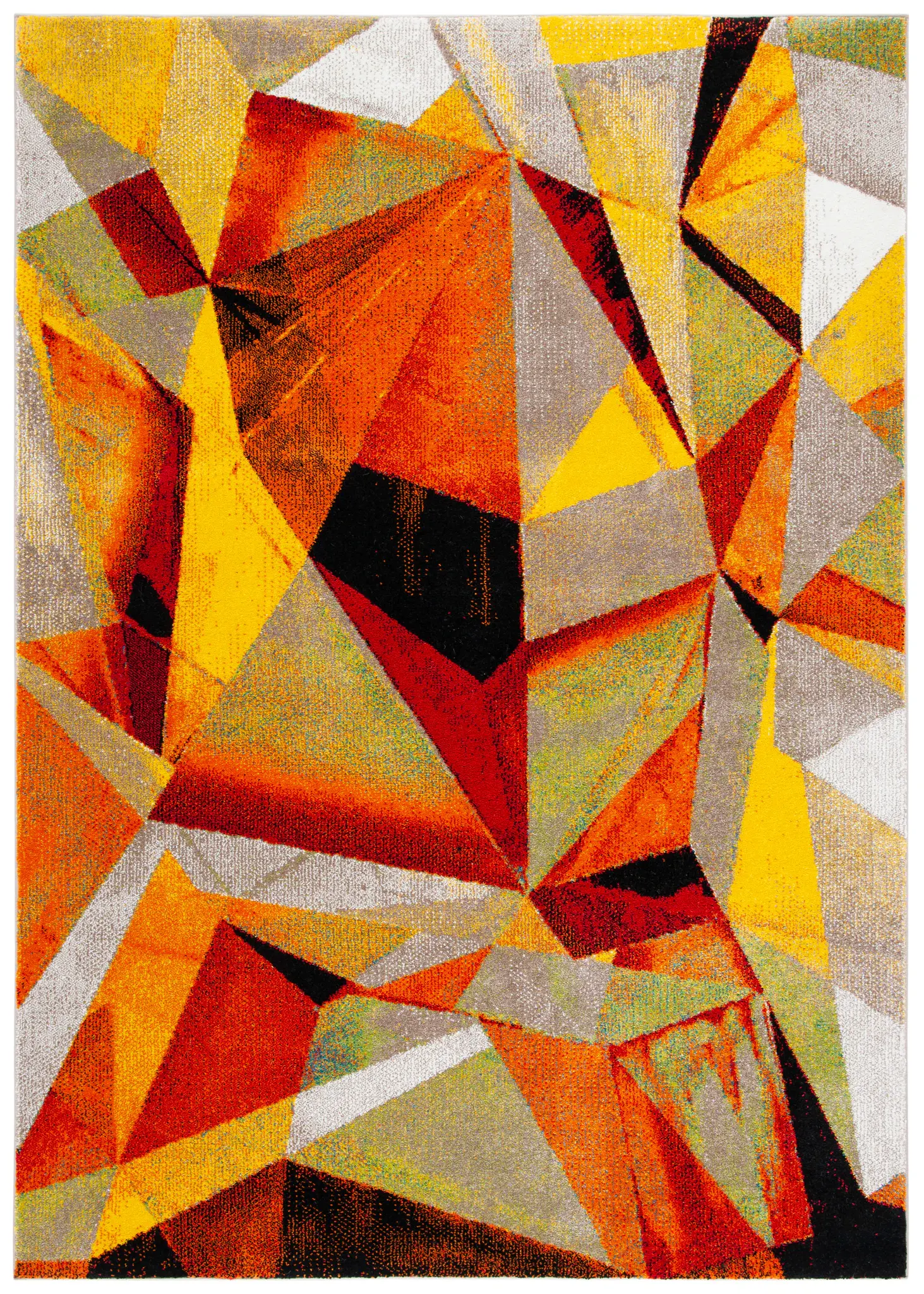 Porcello Faceted Polygon Rug