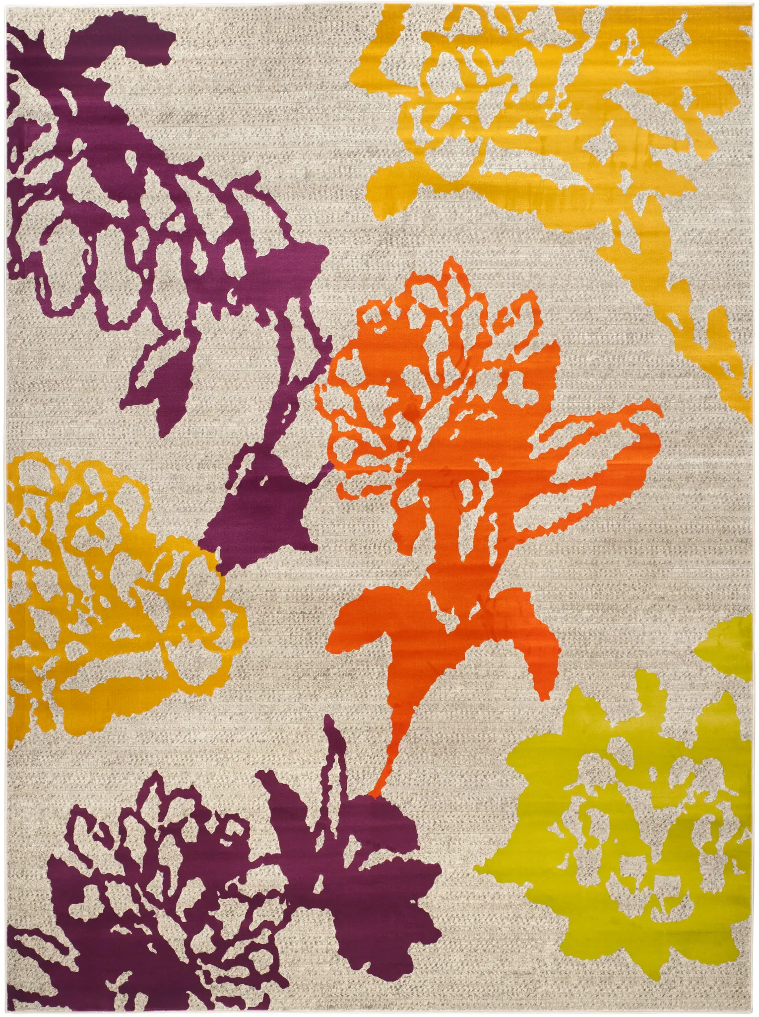 Porcello Large Floral Silhouette Rug