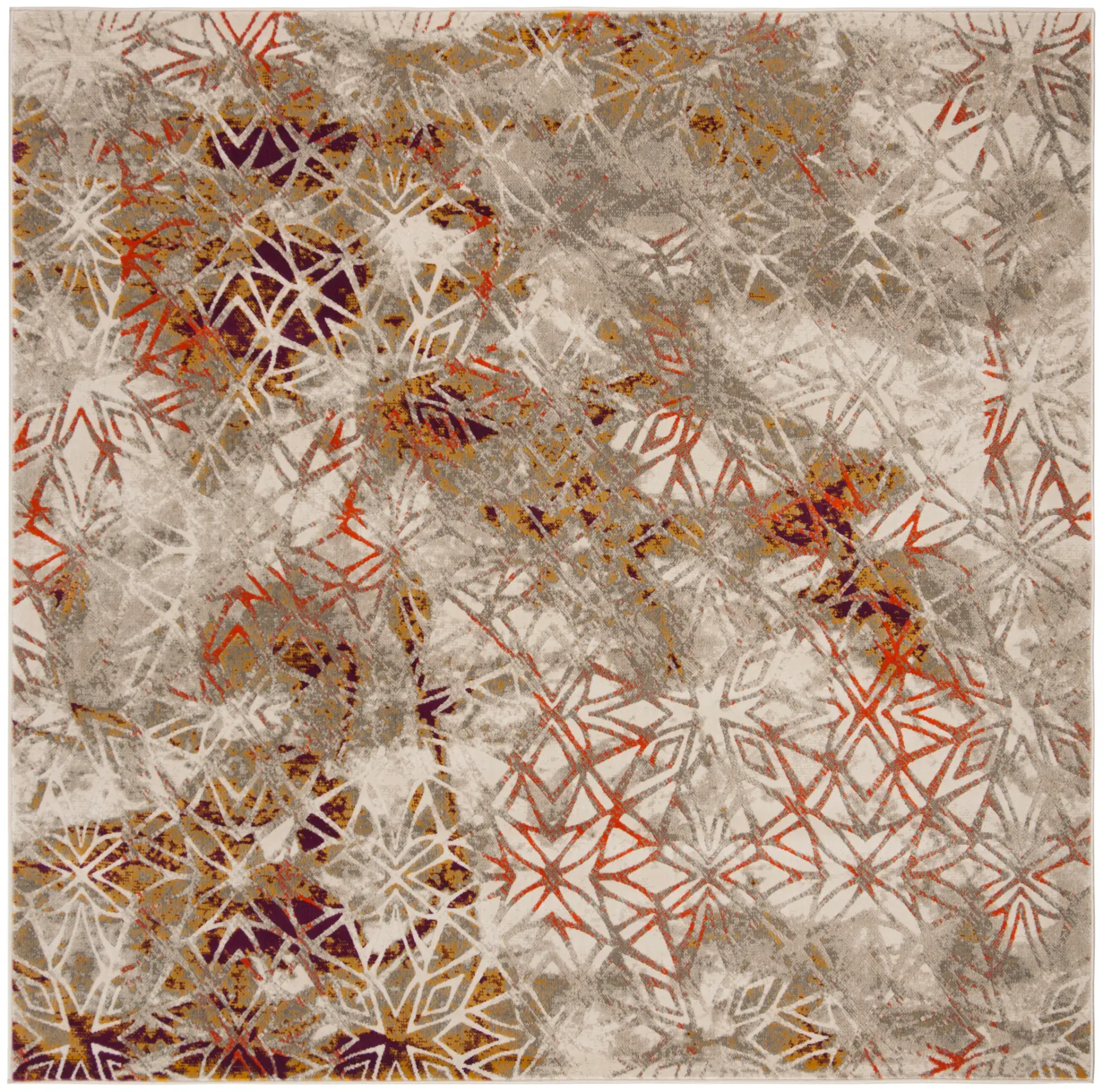 Porcello Distressed Starburst Rug