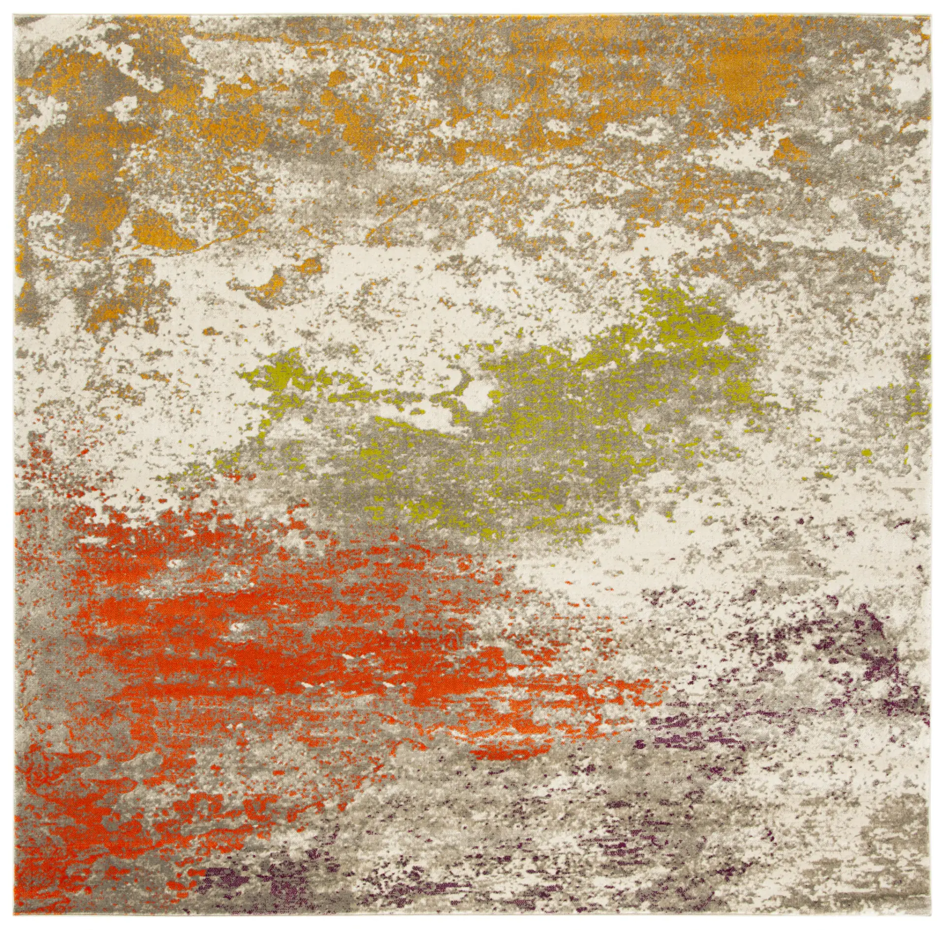 Porcello Abstract Splatter Rug
