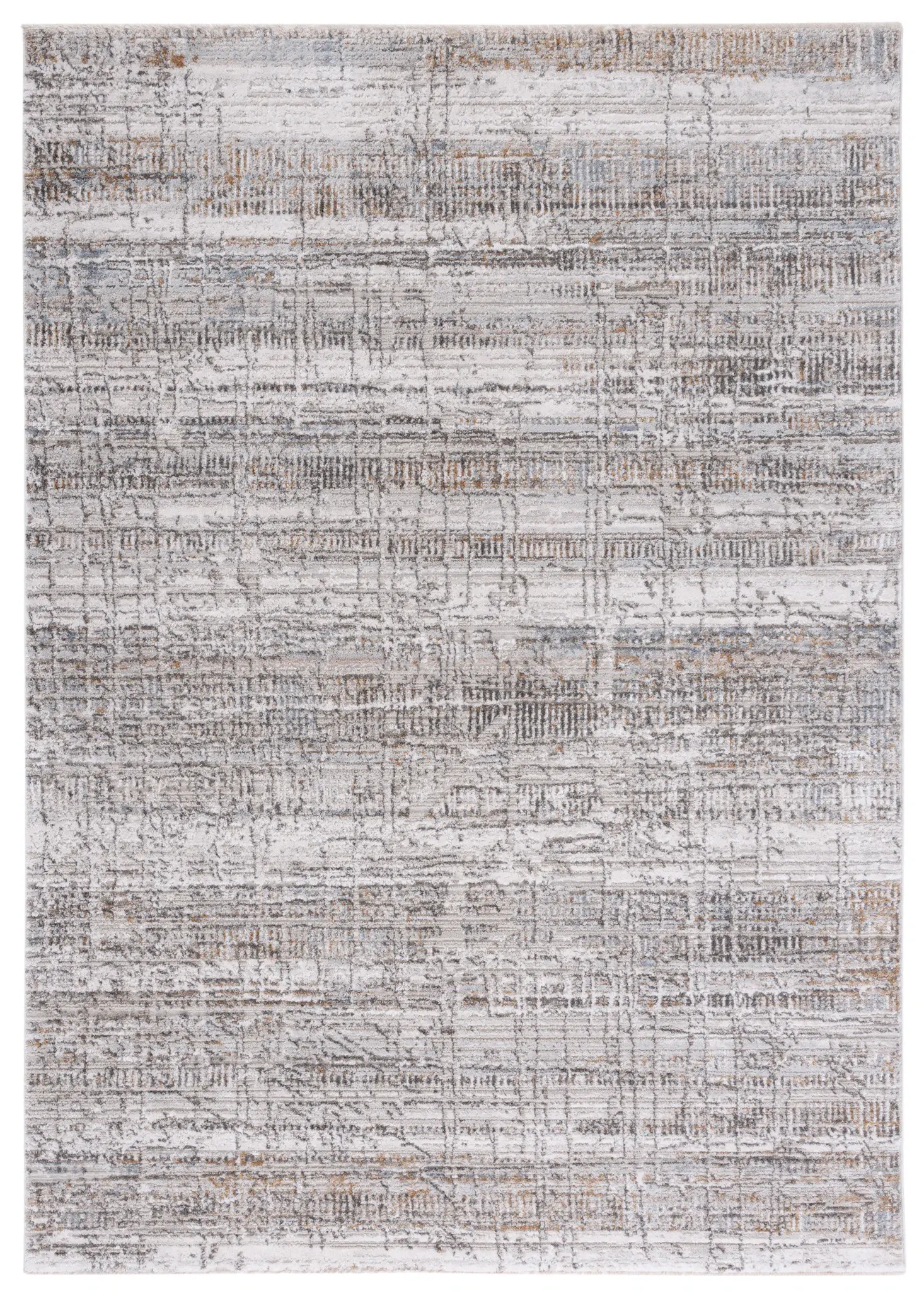 Princeton Distressed Grid Rug