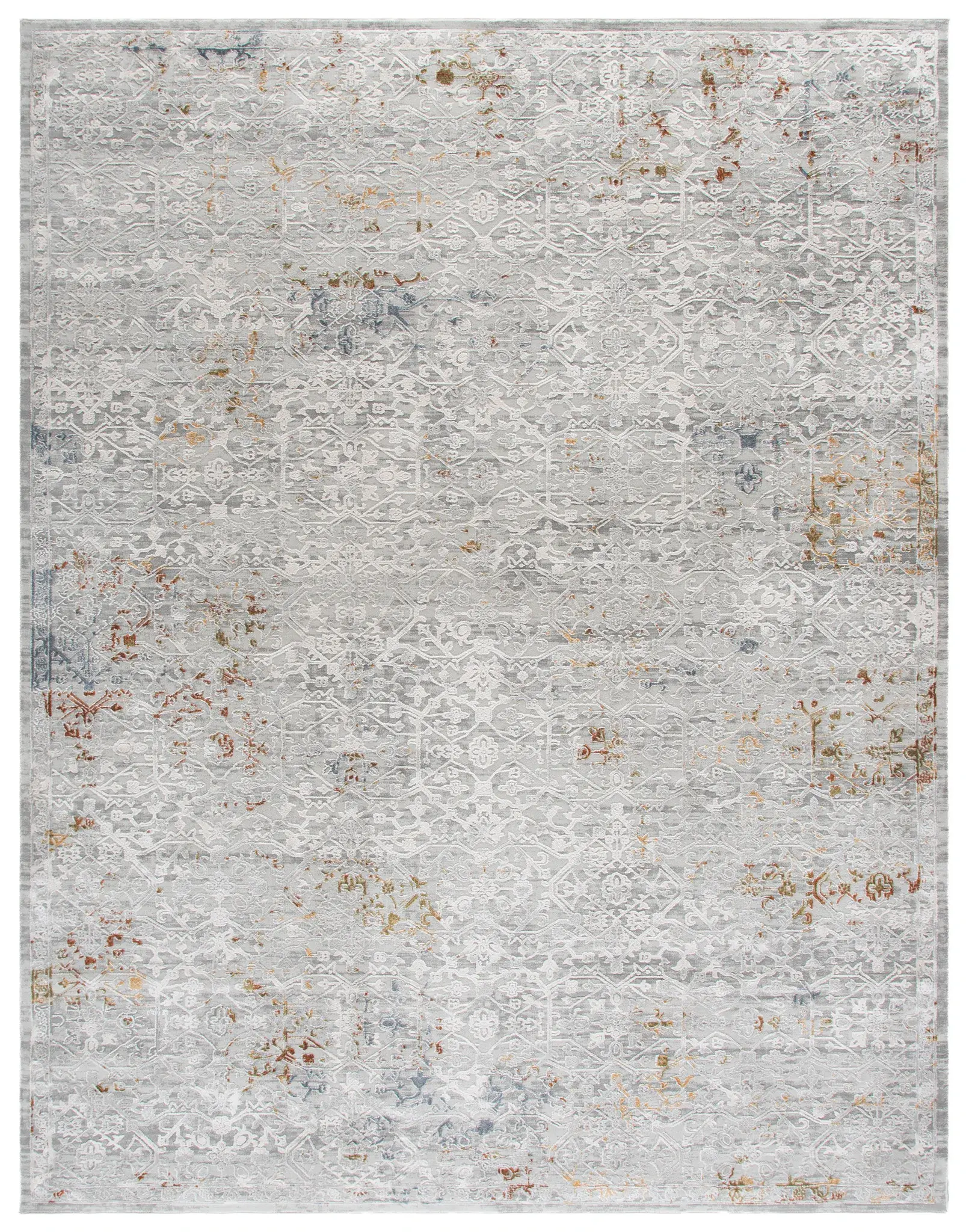 Princeton Distressed Floral Allover Rug