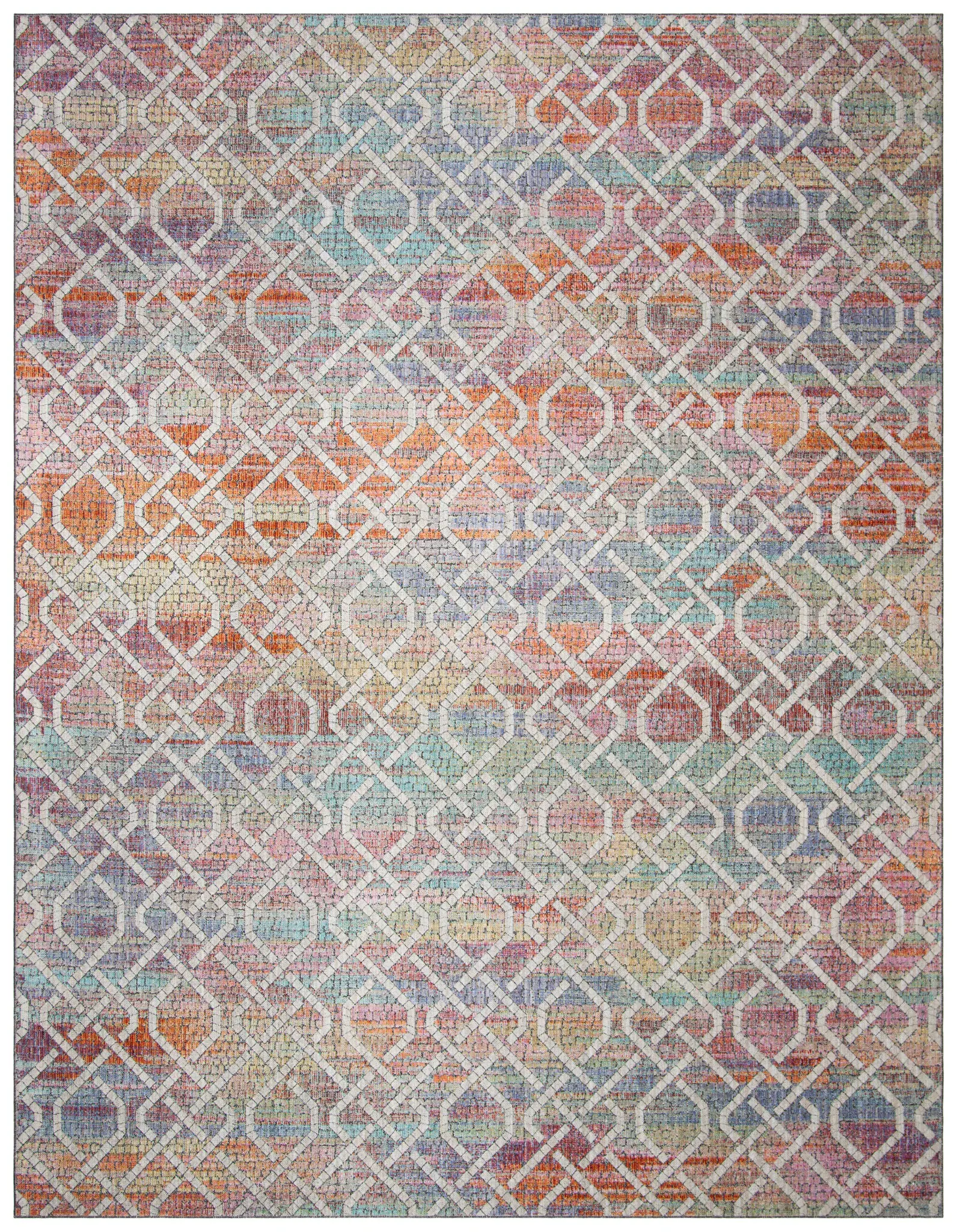 Provance Interlocking Trellis Rug