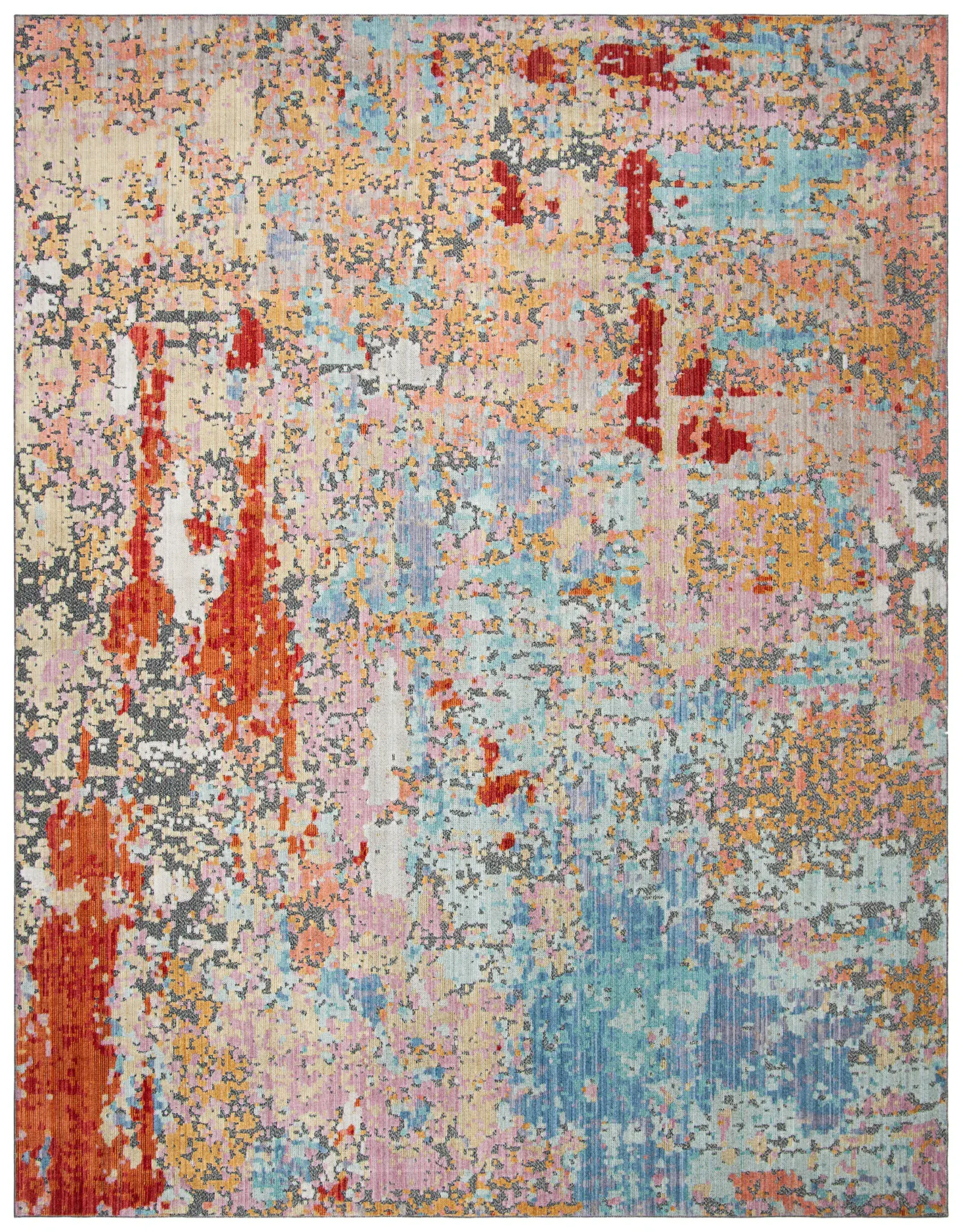 Provance Distressed Abstract Rug