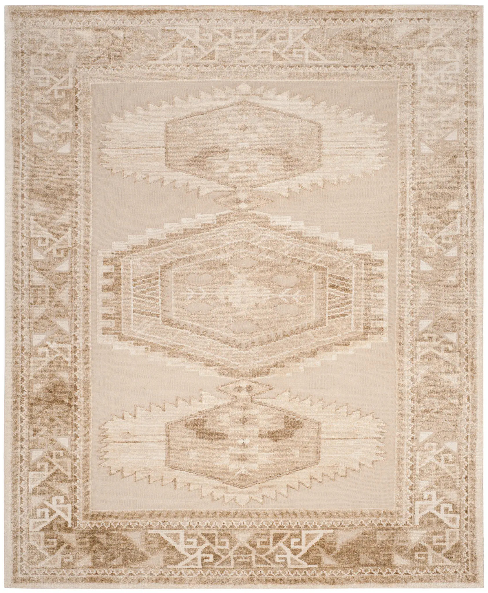 Paseo Medallion Hand-Knotted Rug