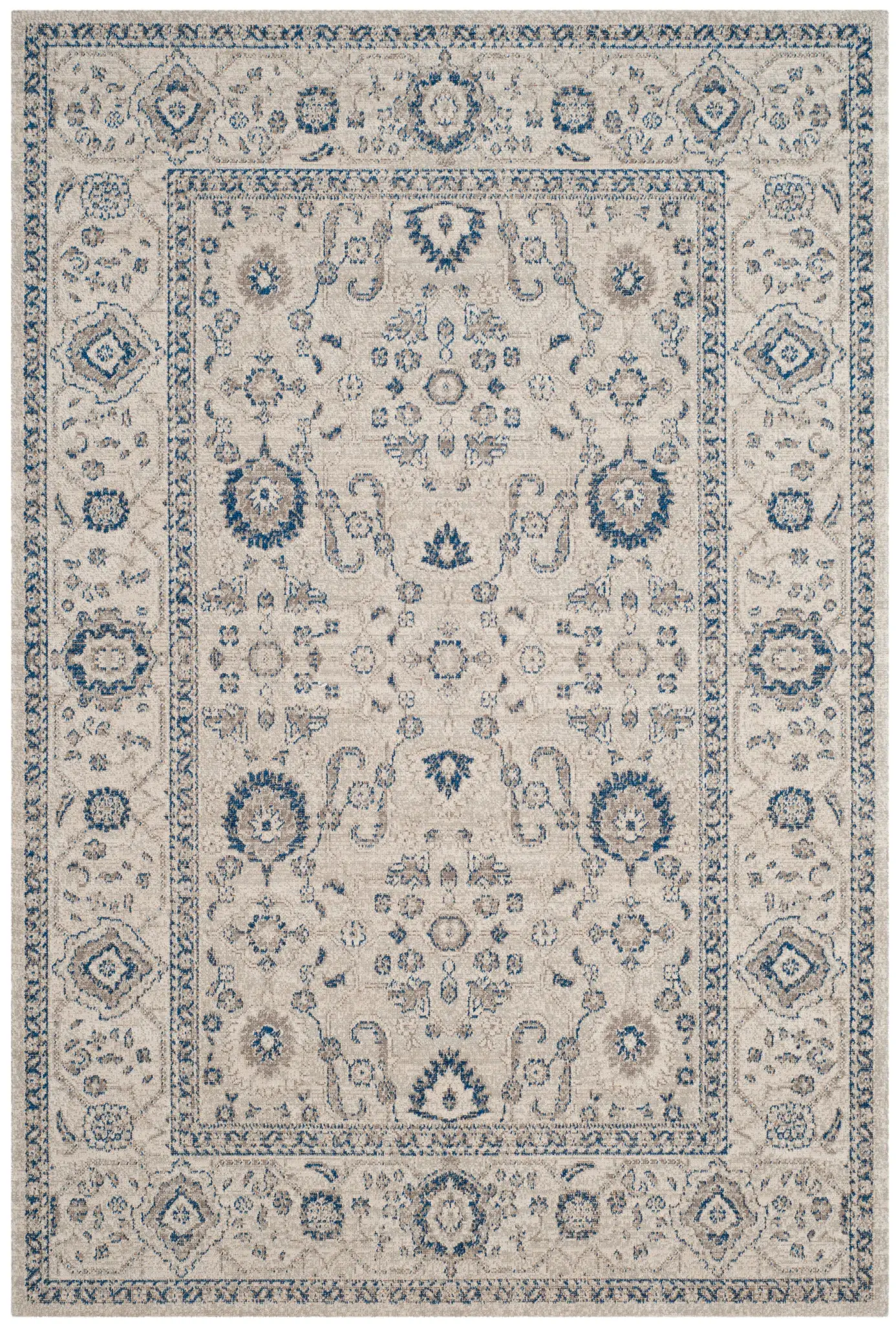 Patina Floral Bordered Rug