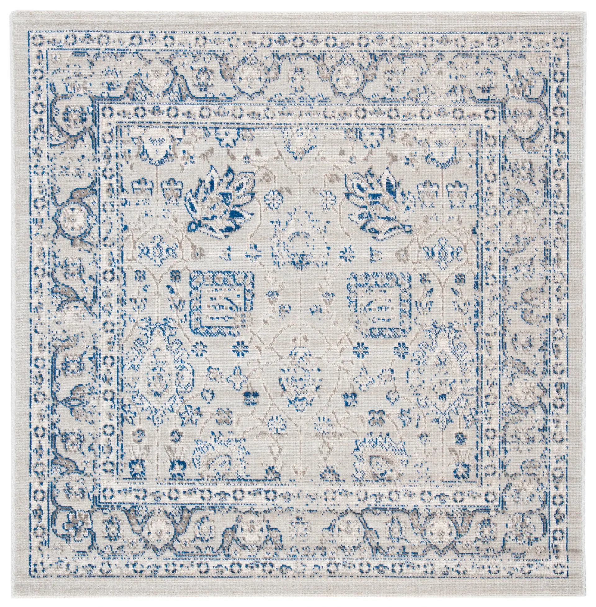 Patina Distressed Medallion Rug