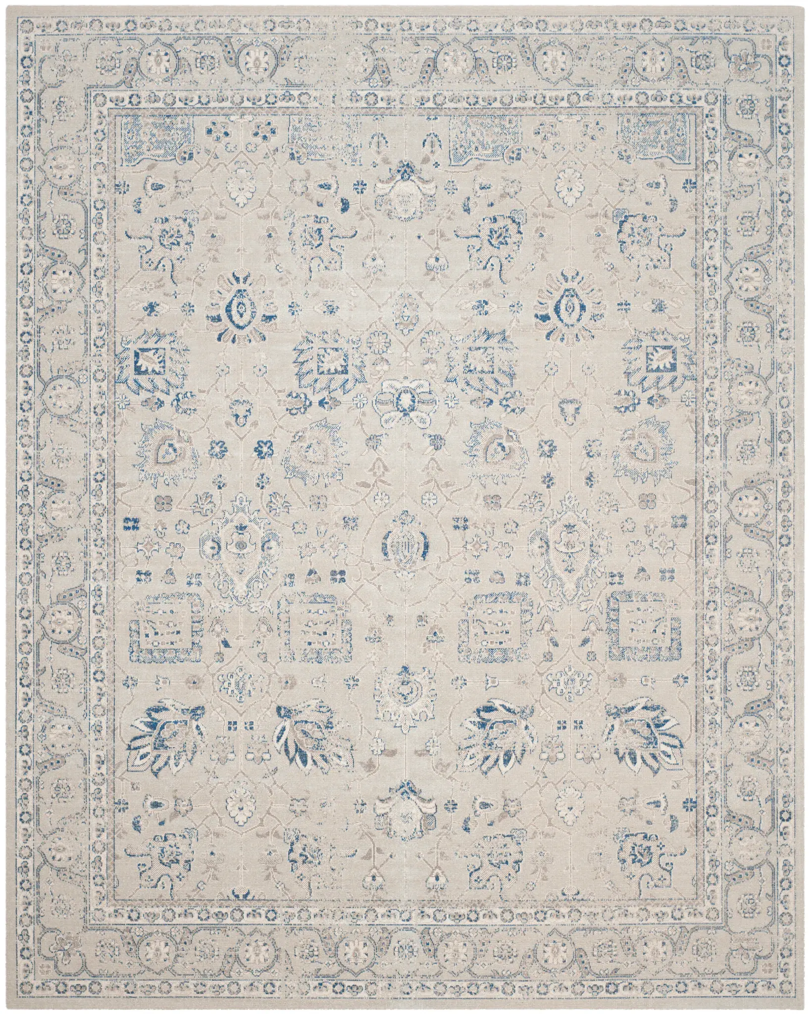 Patina Distressed Medallion Rug
