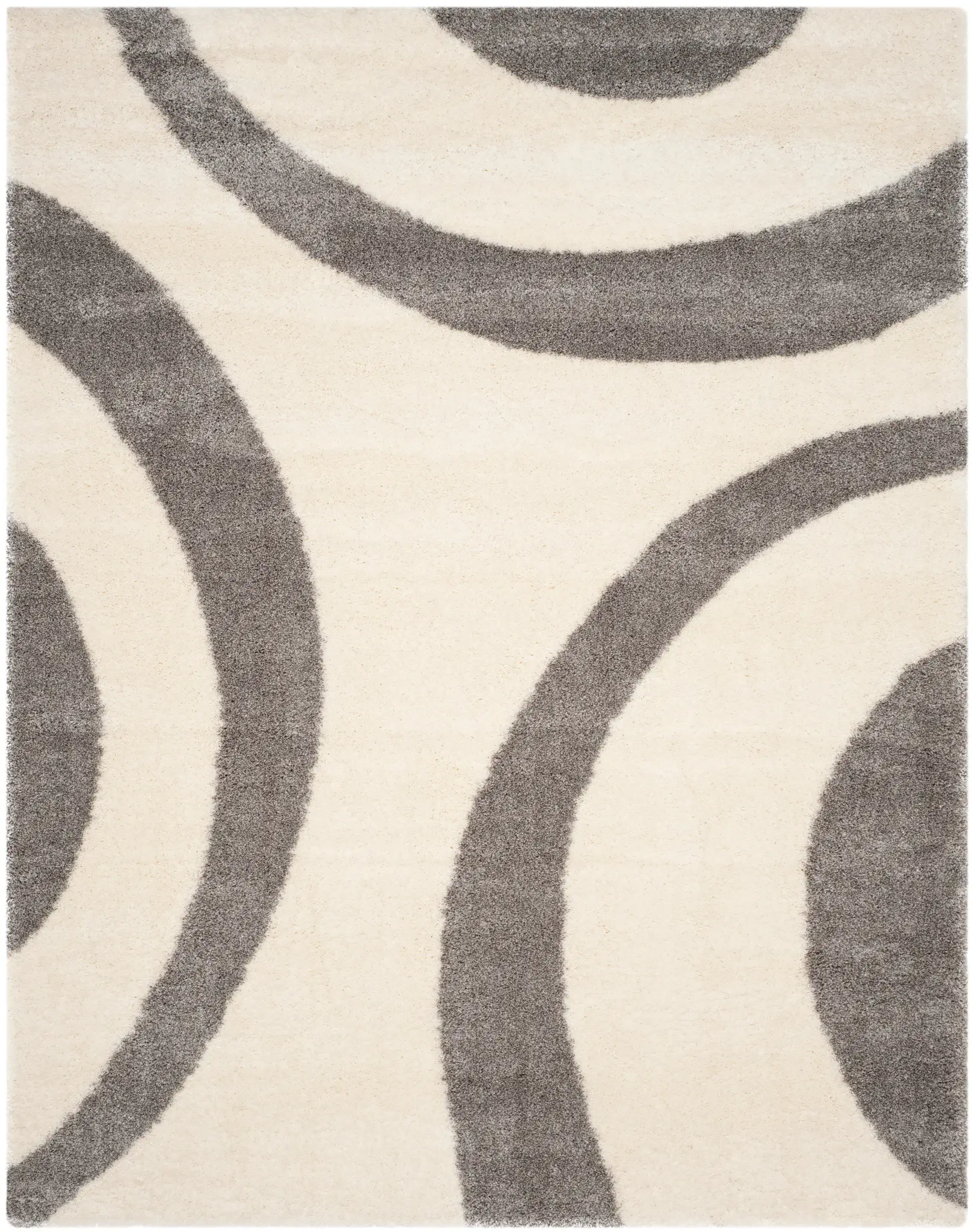 Portofino Swirling Arc Shag Rug