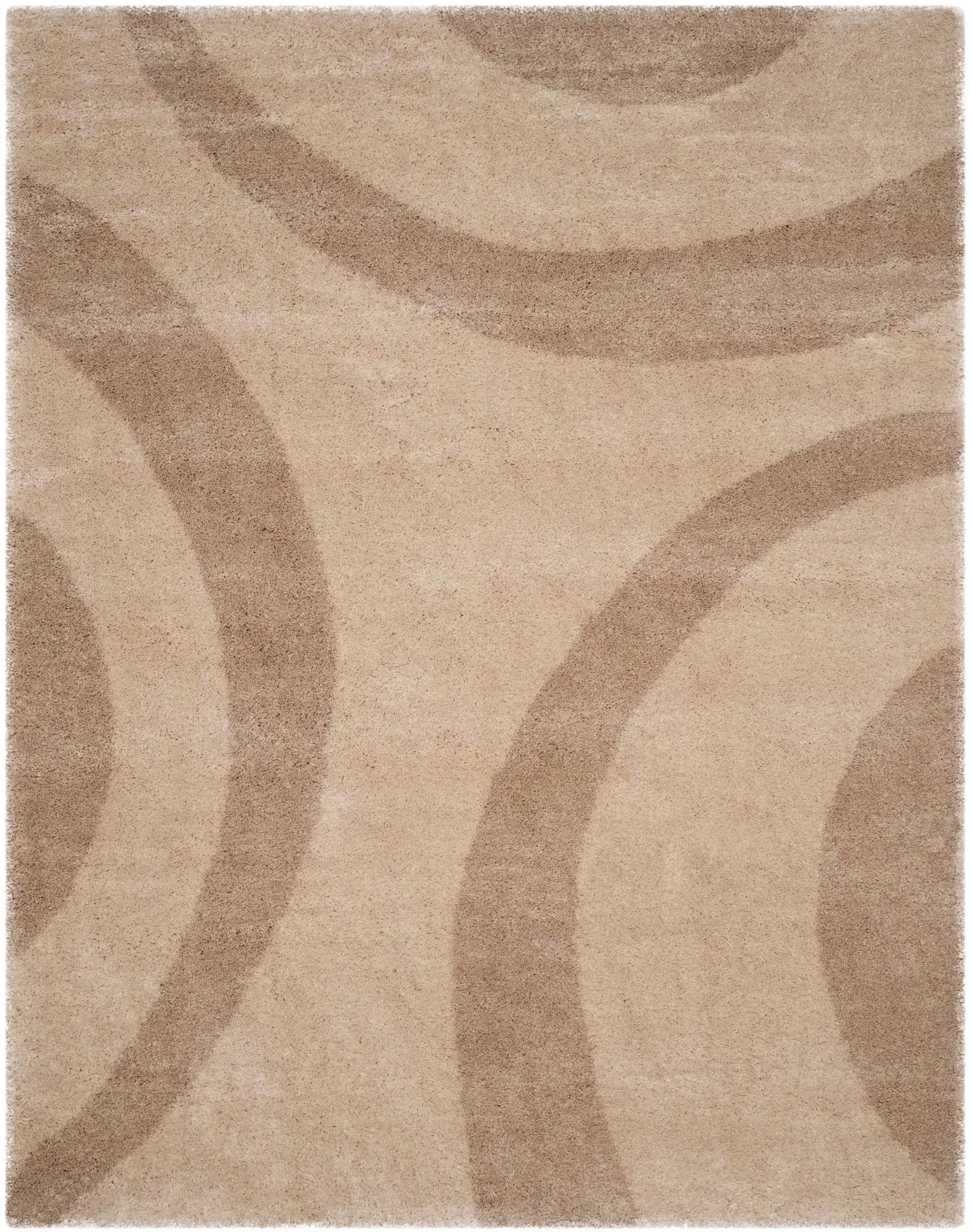 Portofino Swirling Arc Shag Rug