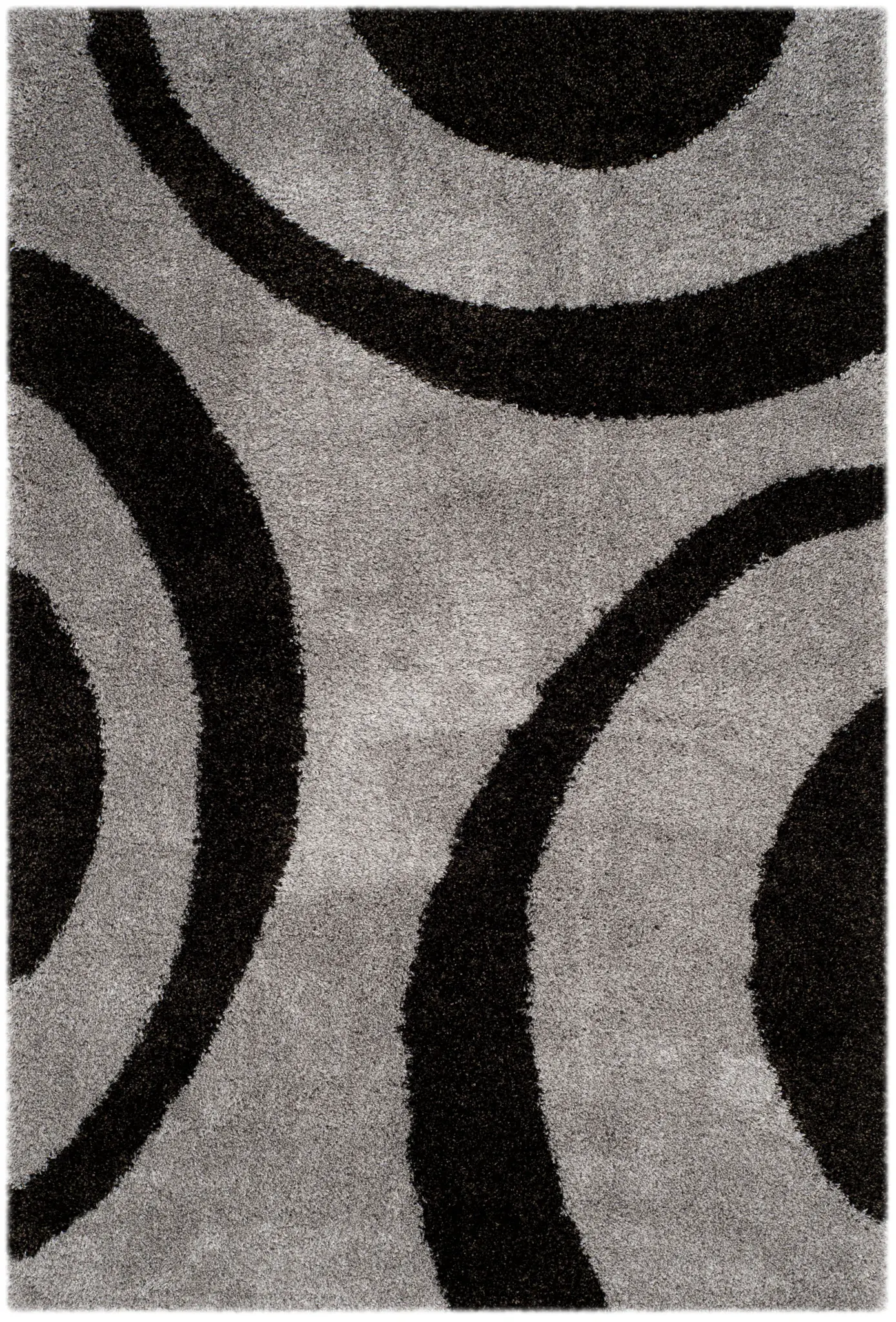 Portofino Swirling Arc Shag Rug