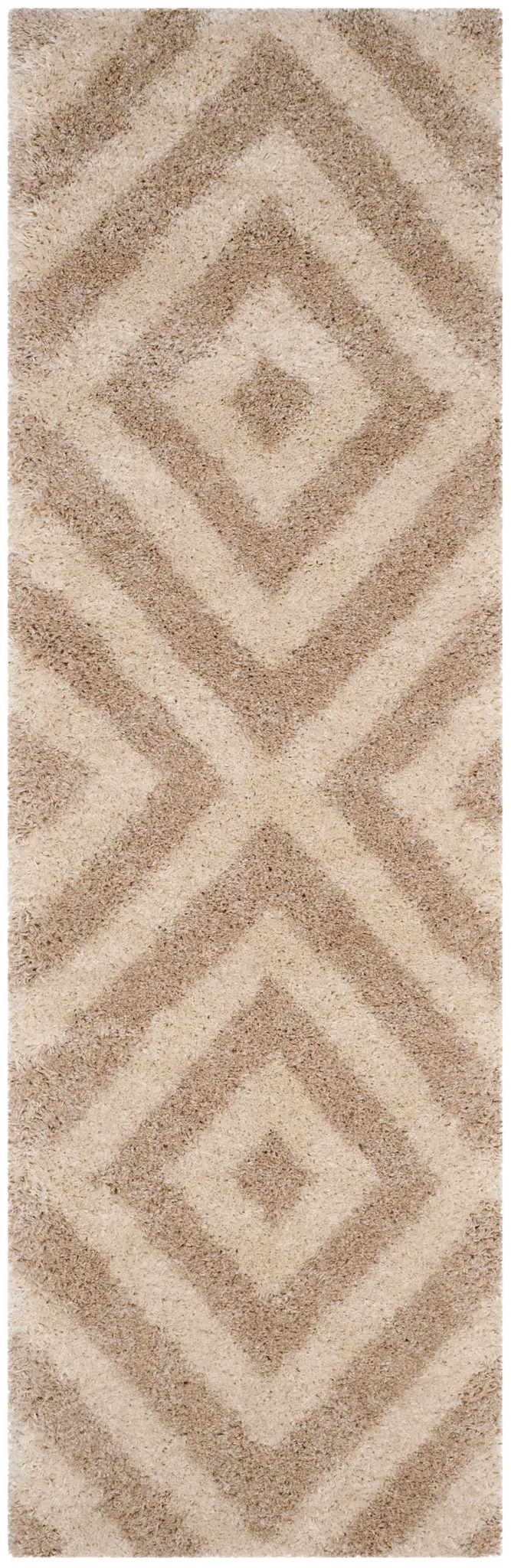 Portofino Concentric Diamond Shag Rug