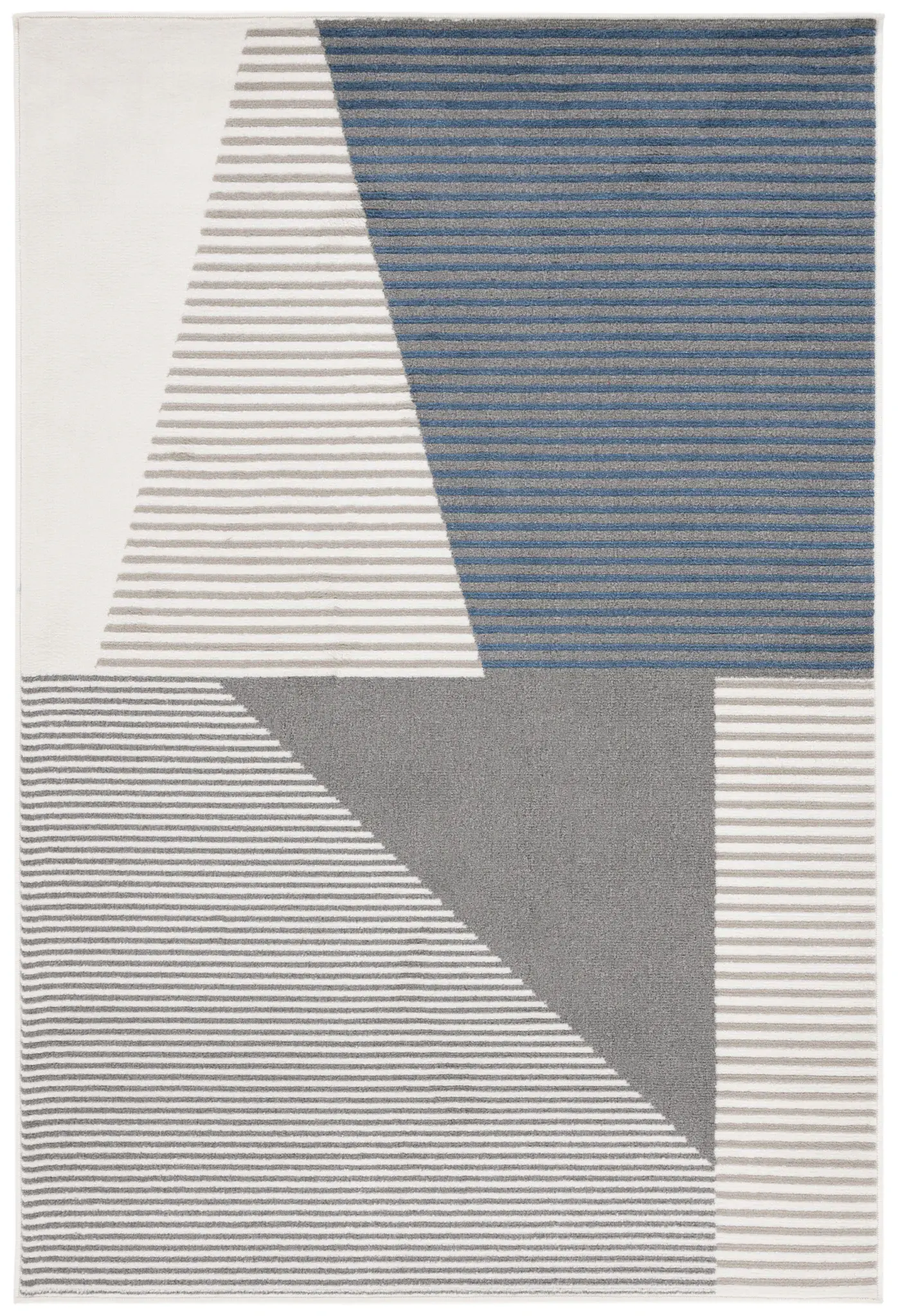 Pyramid Blocked Stripe Rug