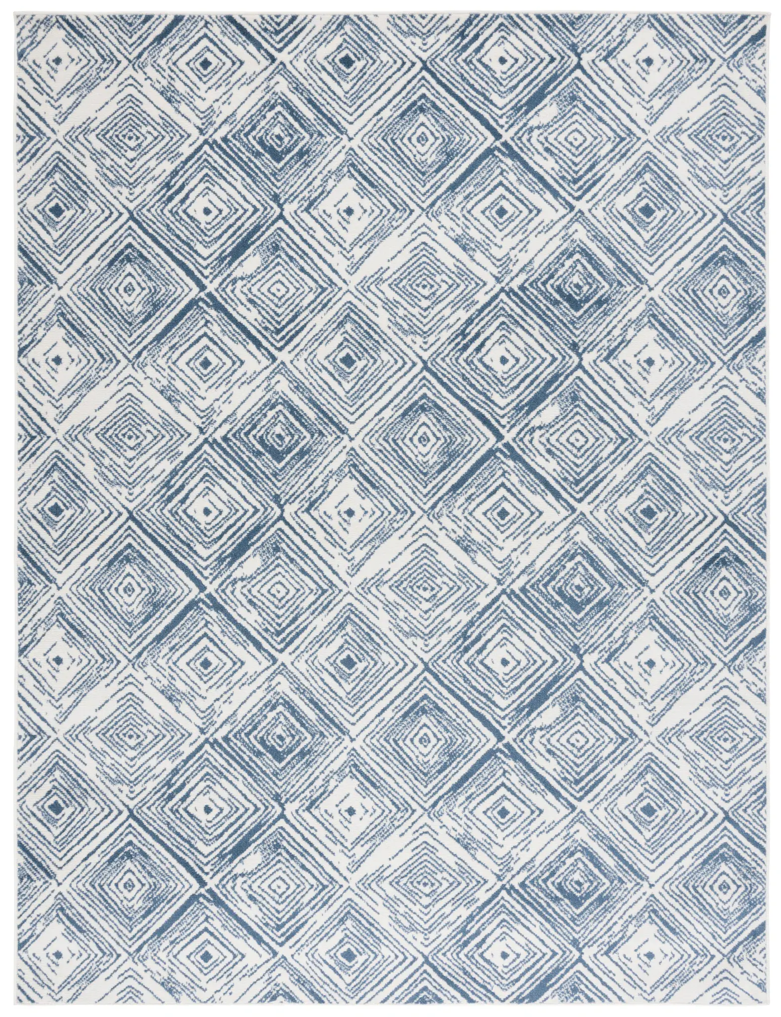 Pyramid Textured Diamond Rug
