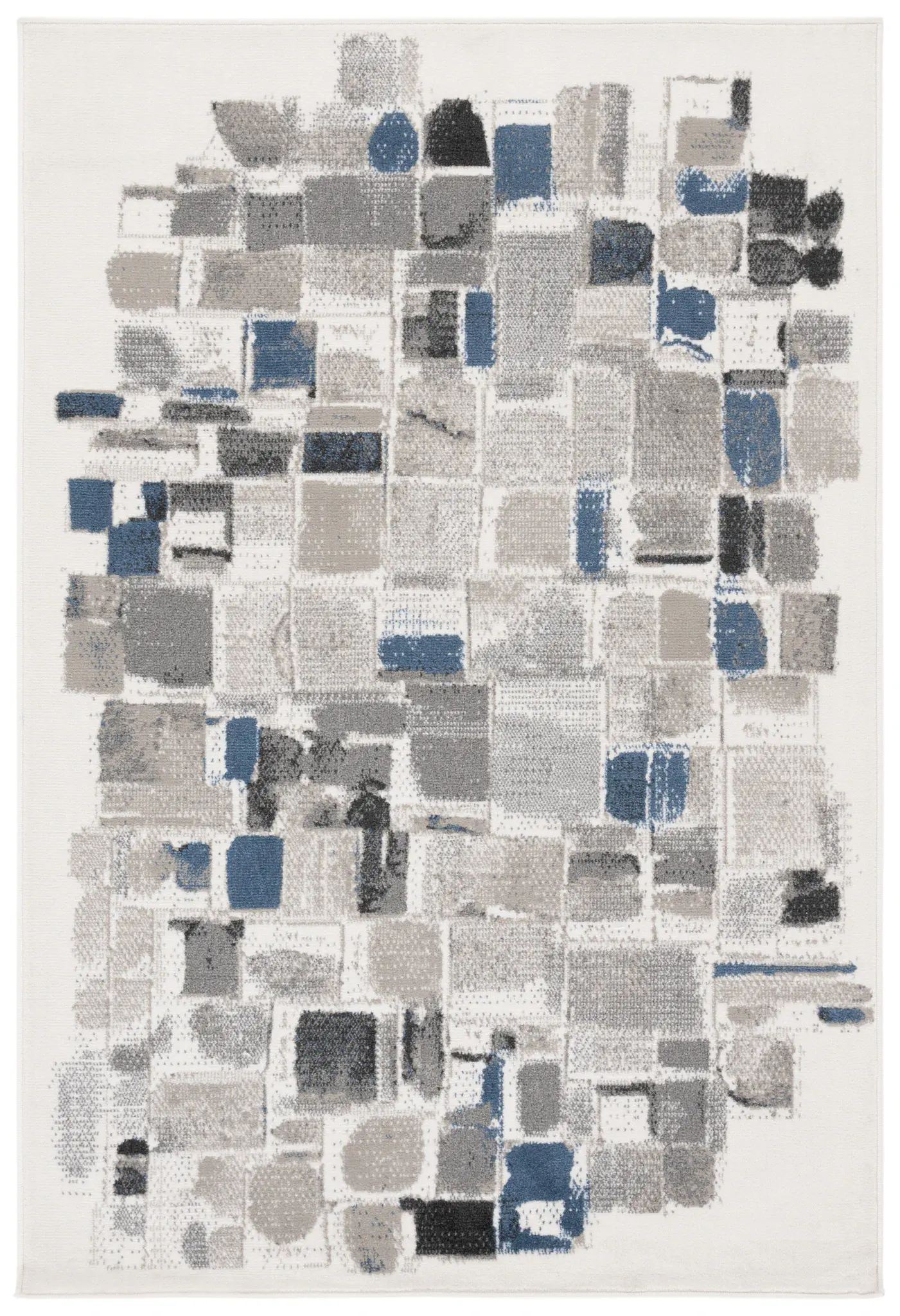 Pyramid Patchwork Block Rug