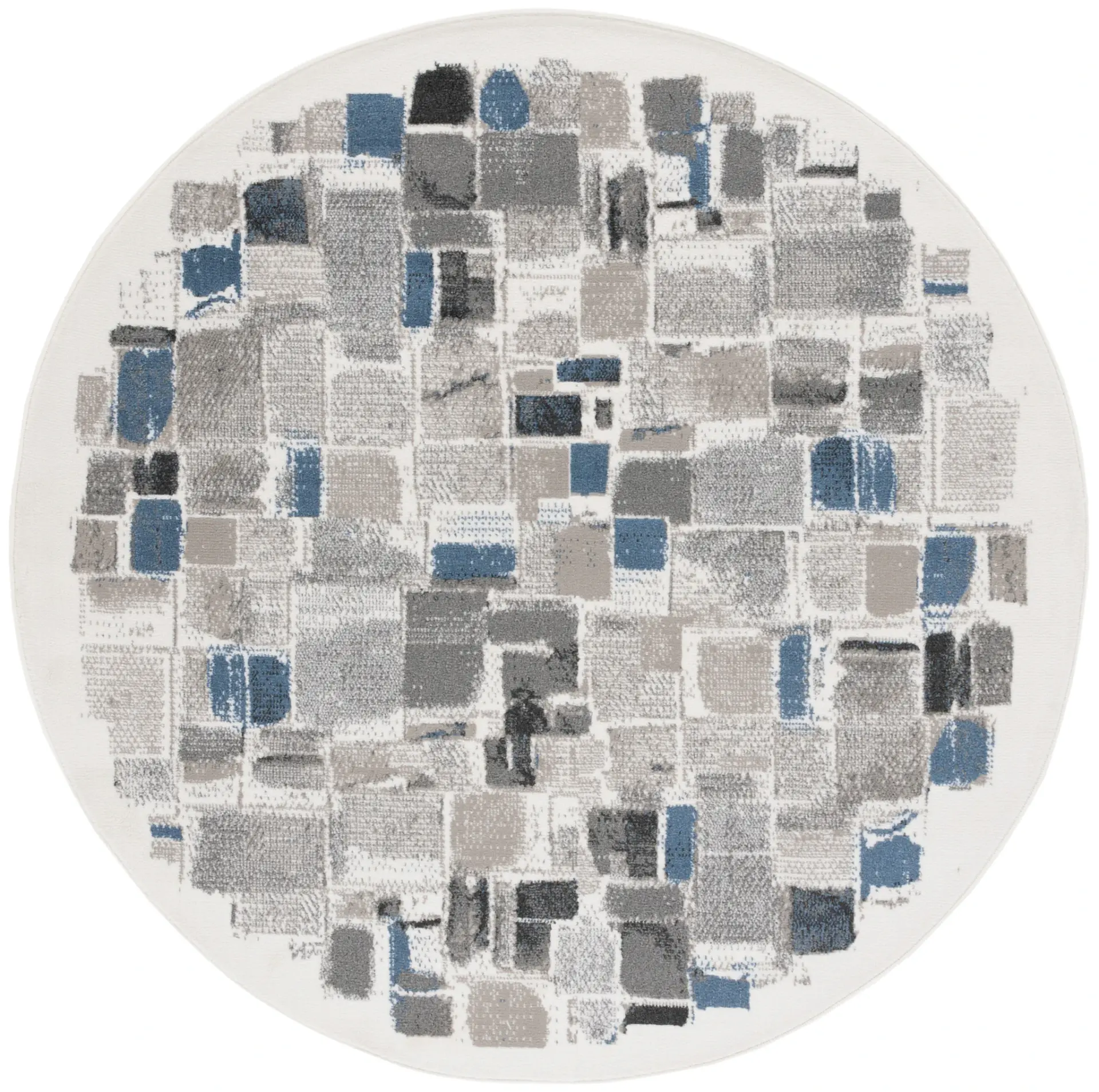 Pyramid Patchwork Block Rug
