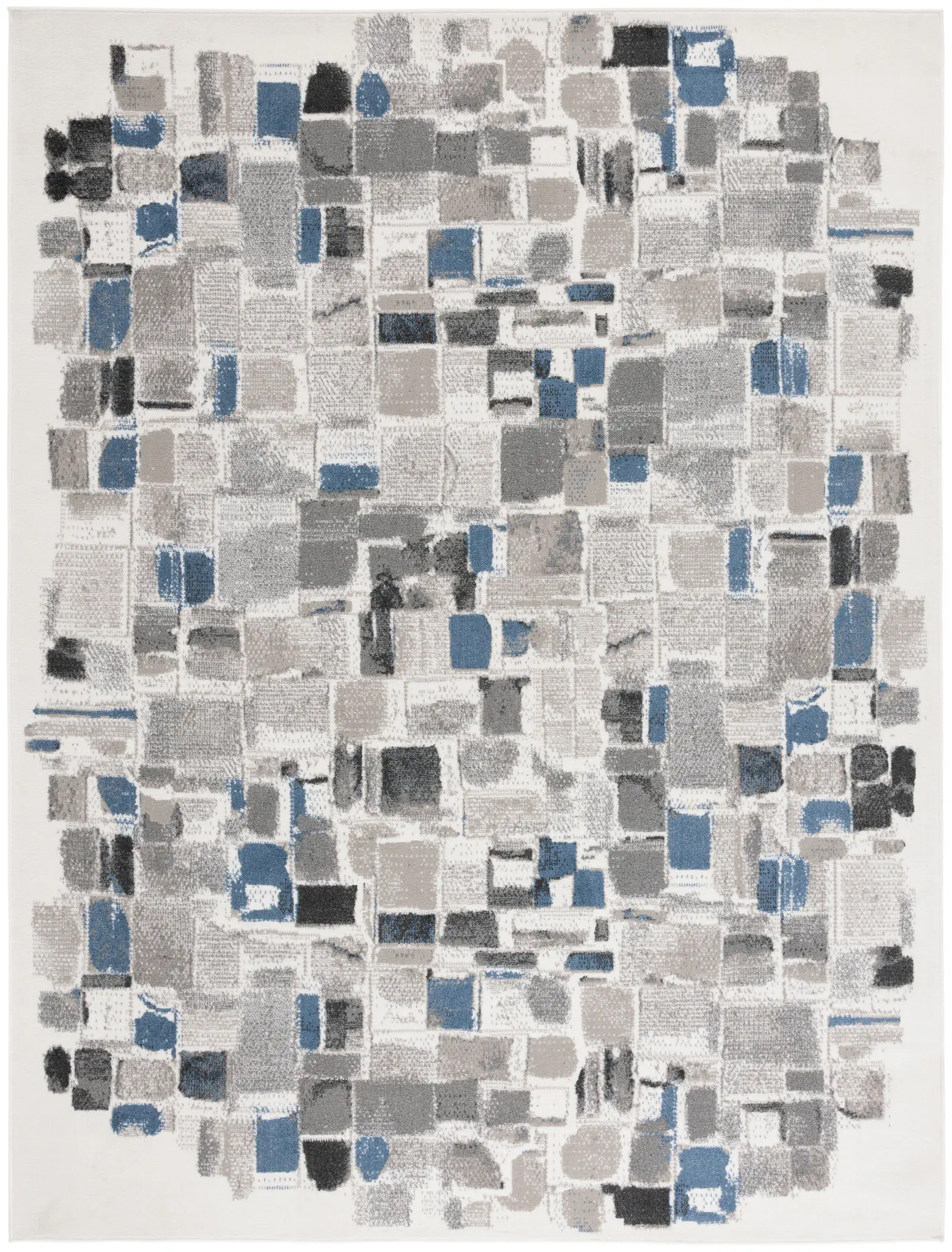 Pyramid Patchwork Block Rug