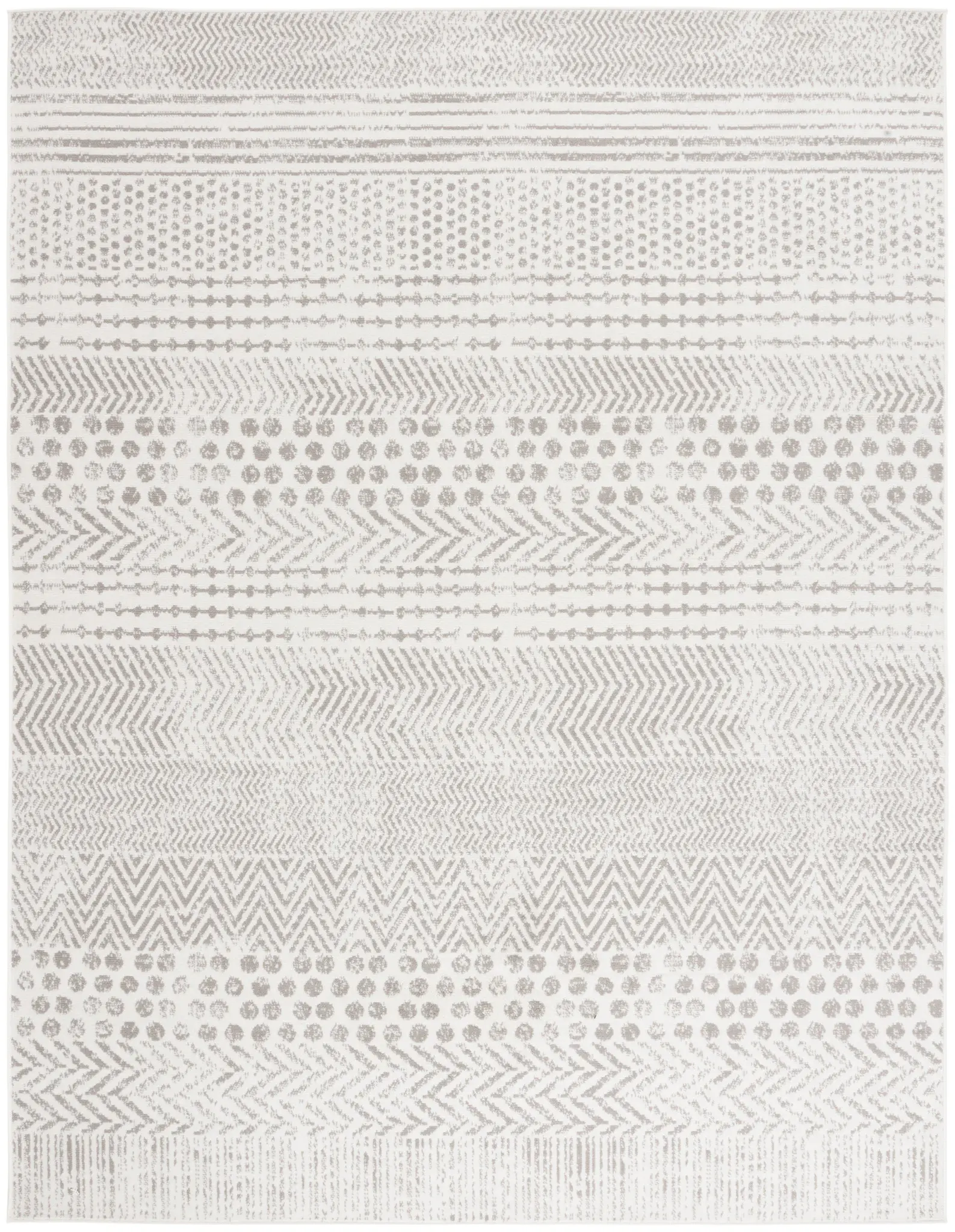 Pyramid Banded Chevron Rug