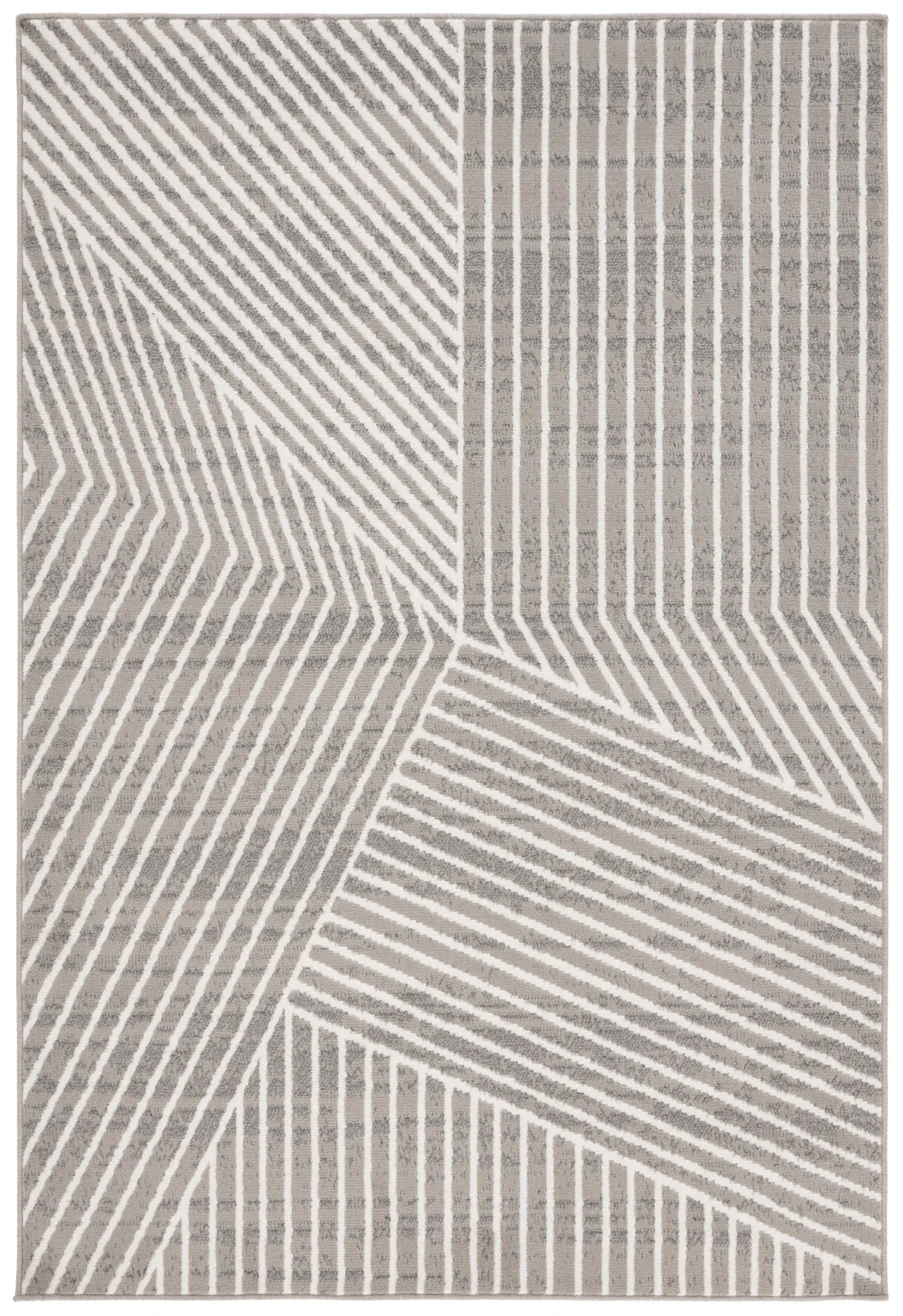 Pyramid Striped Panel Rug