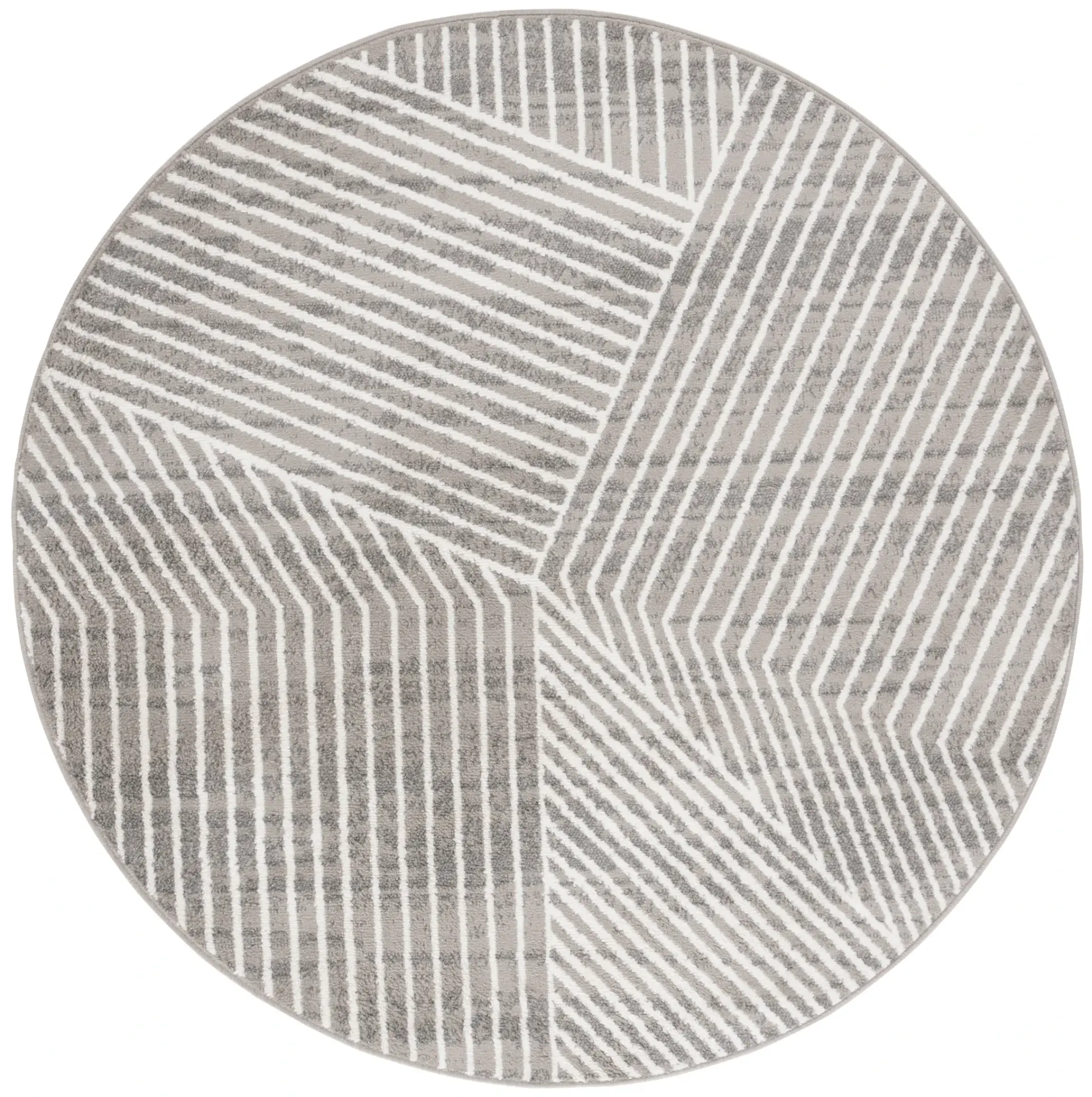 Pyramid Striped Panel Rug