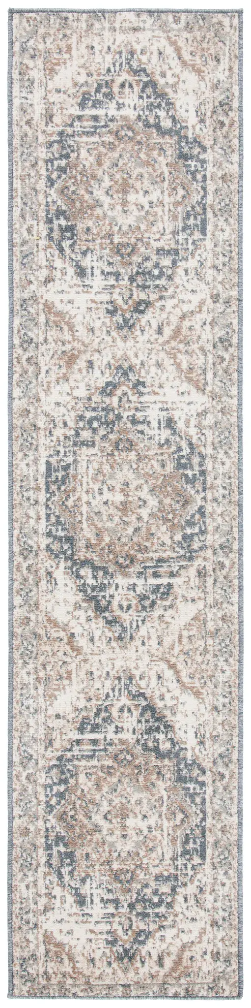 Pyramid Distressed Medallion Rug