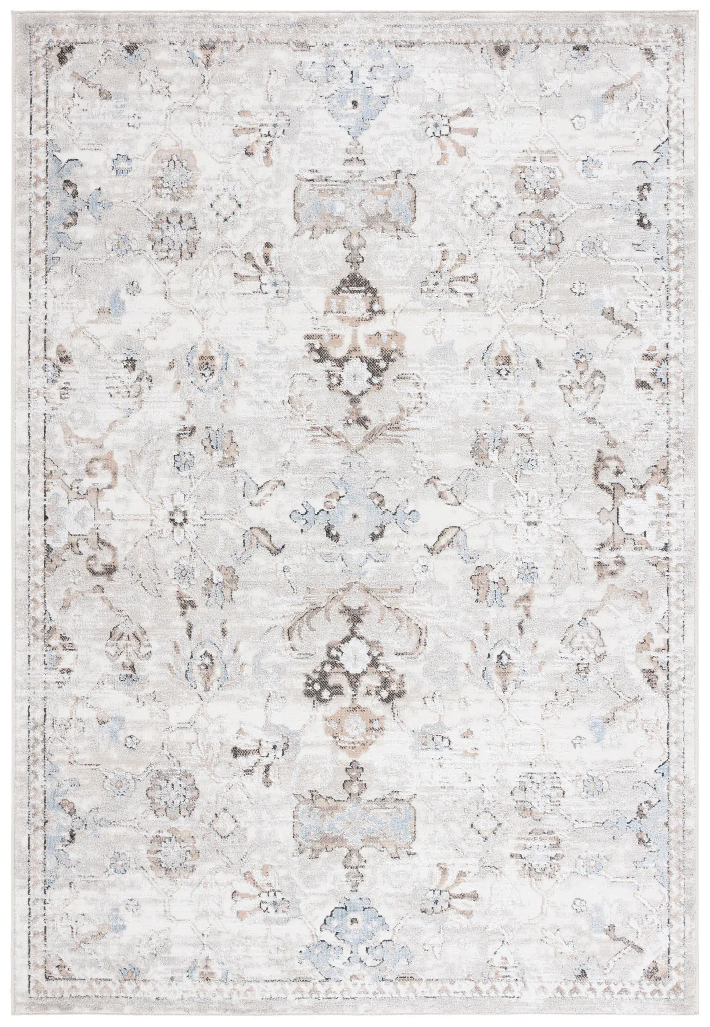 Quincy Distressed Medallion Rug