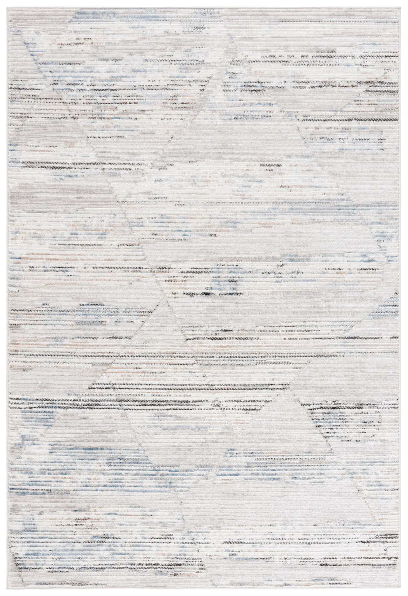Quincy Striated Diamond Rug