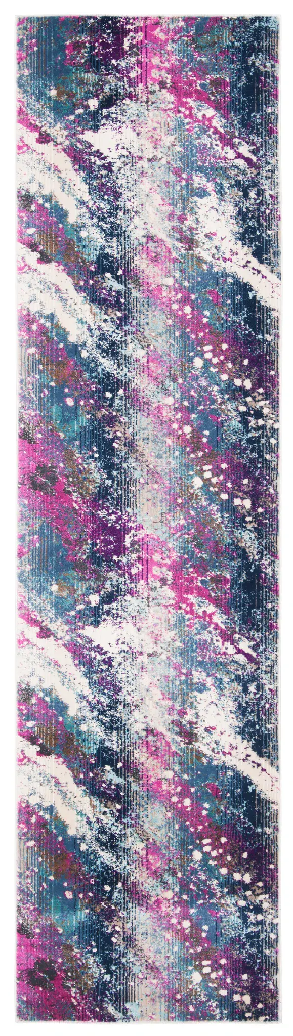 Radiance Abstract Splatter Rug