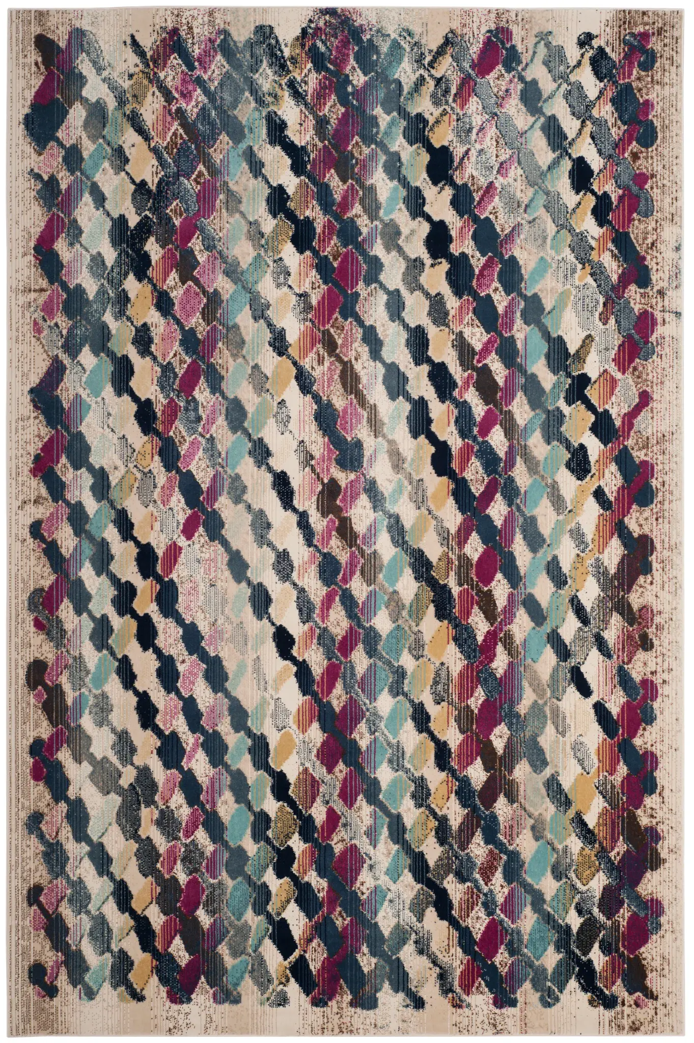 Radiance Brushstroke Diamond Rug