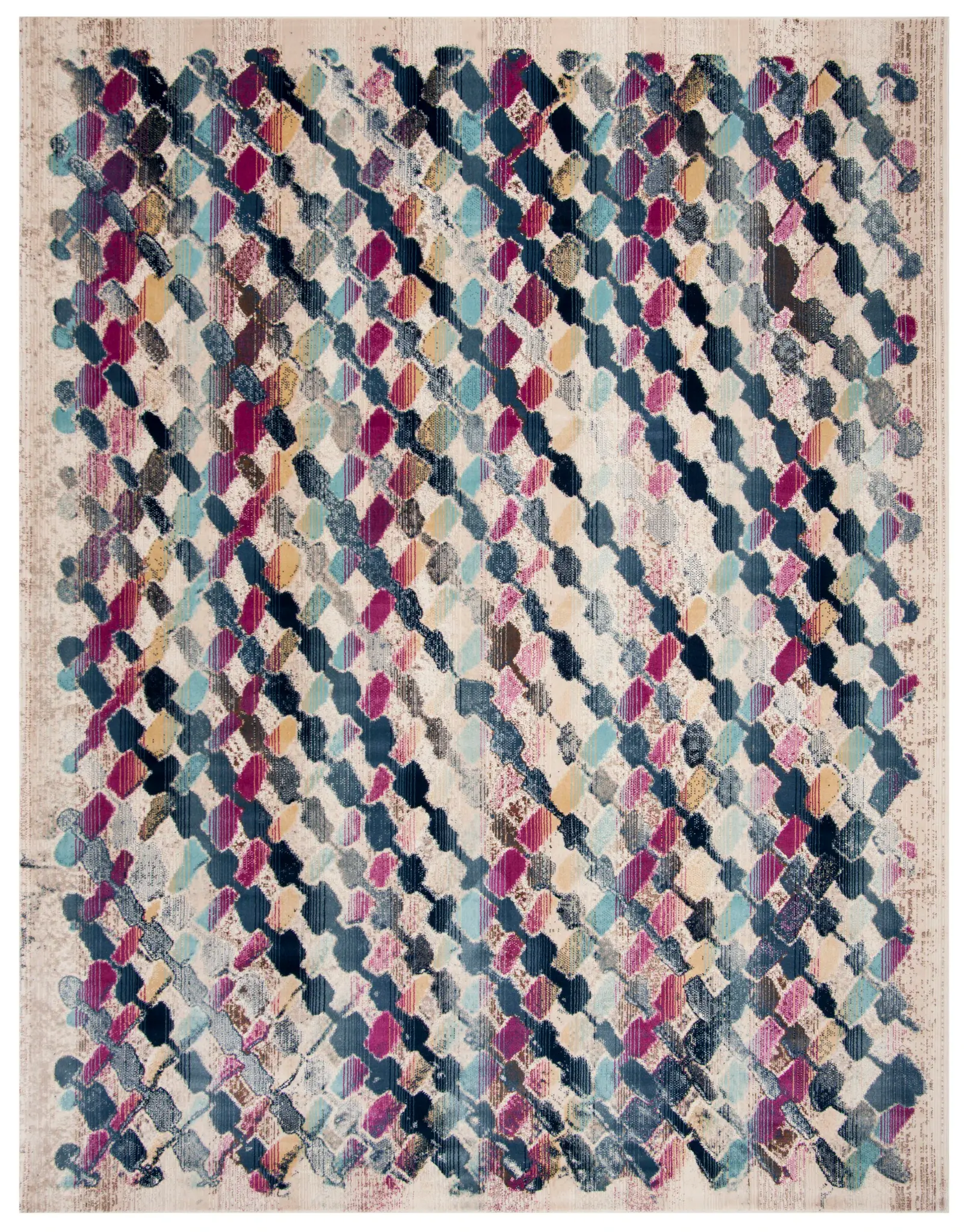 Radiance Brushstroke Diamond Rug